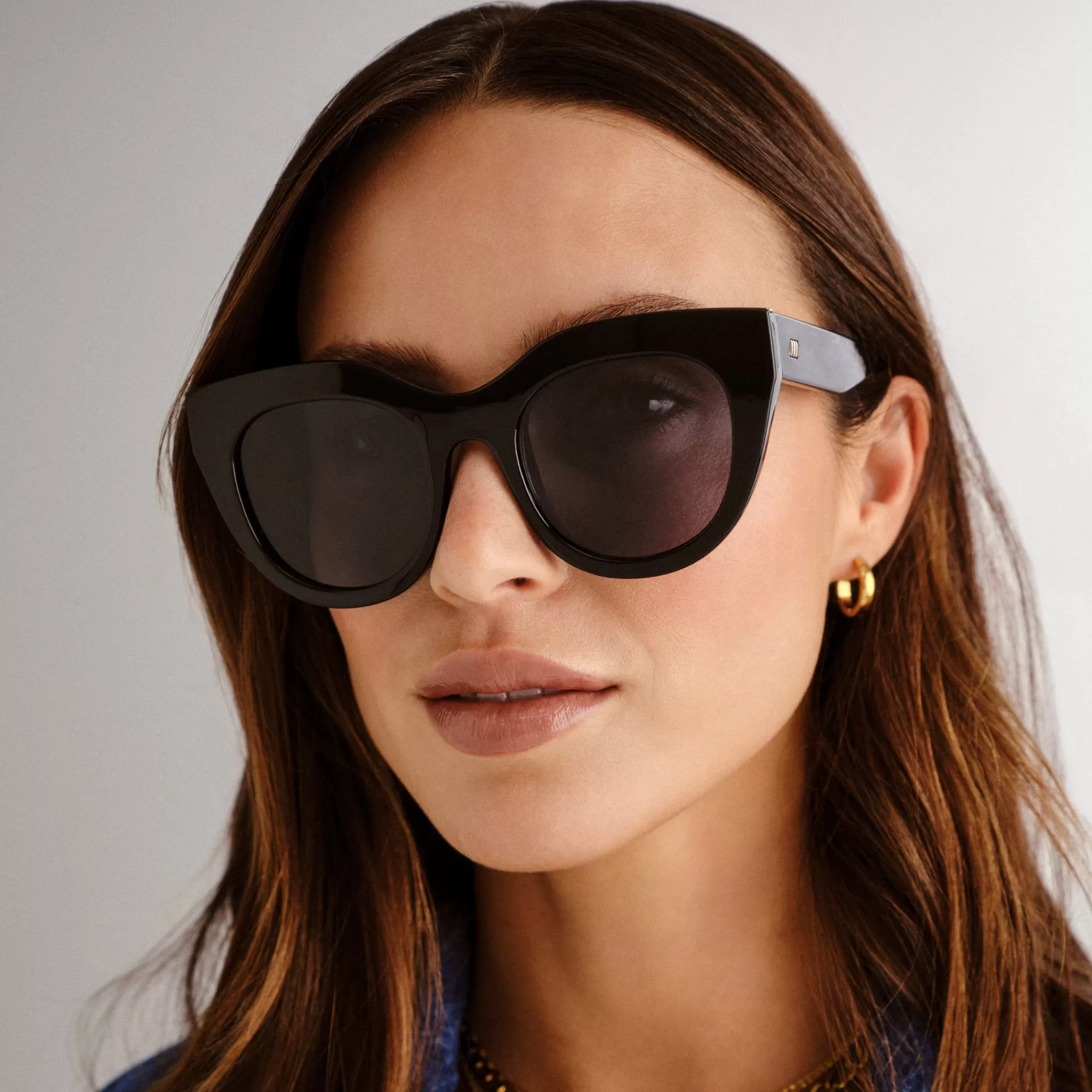 Oversized | Cat Eye-Le Specs AIR HEART | POLARIZED black
