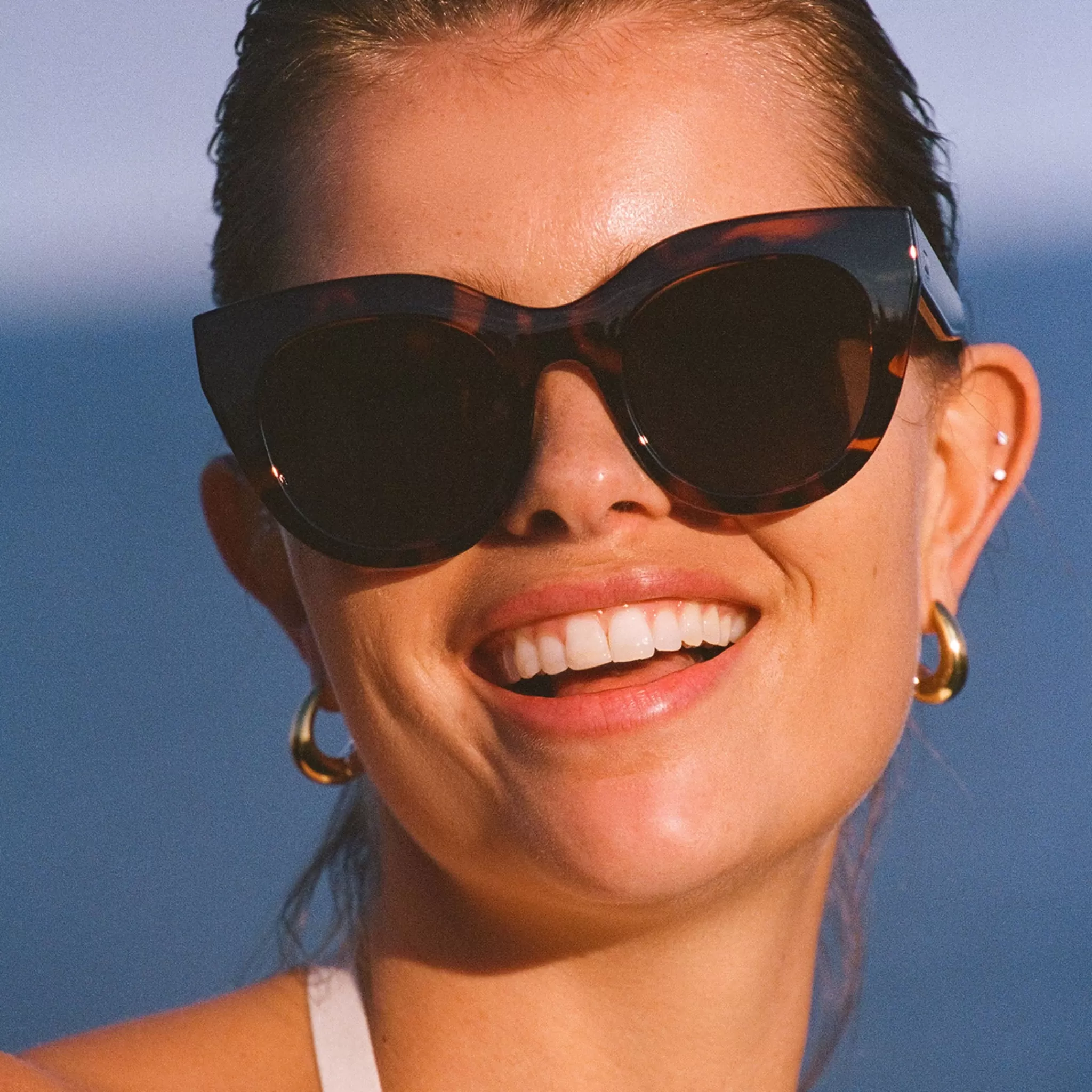 Oversized | Cat Eye-Le Specs AIR HEART | tort