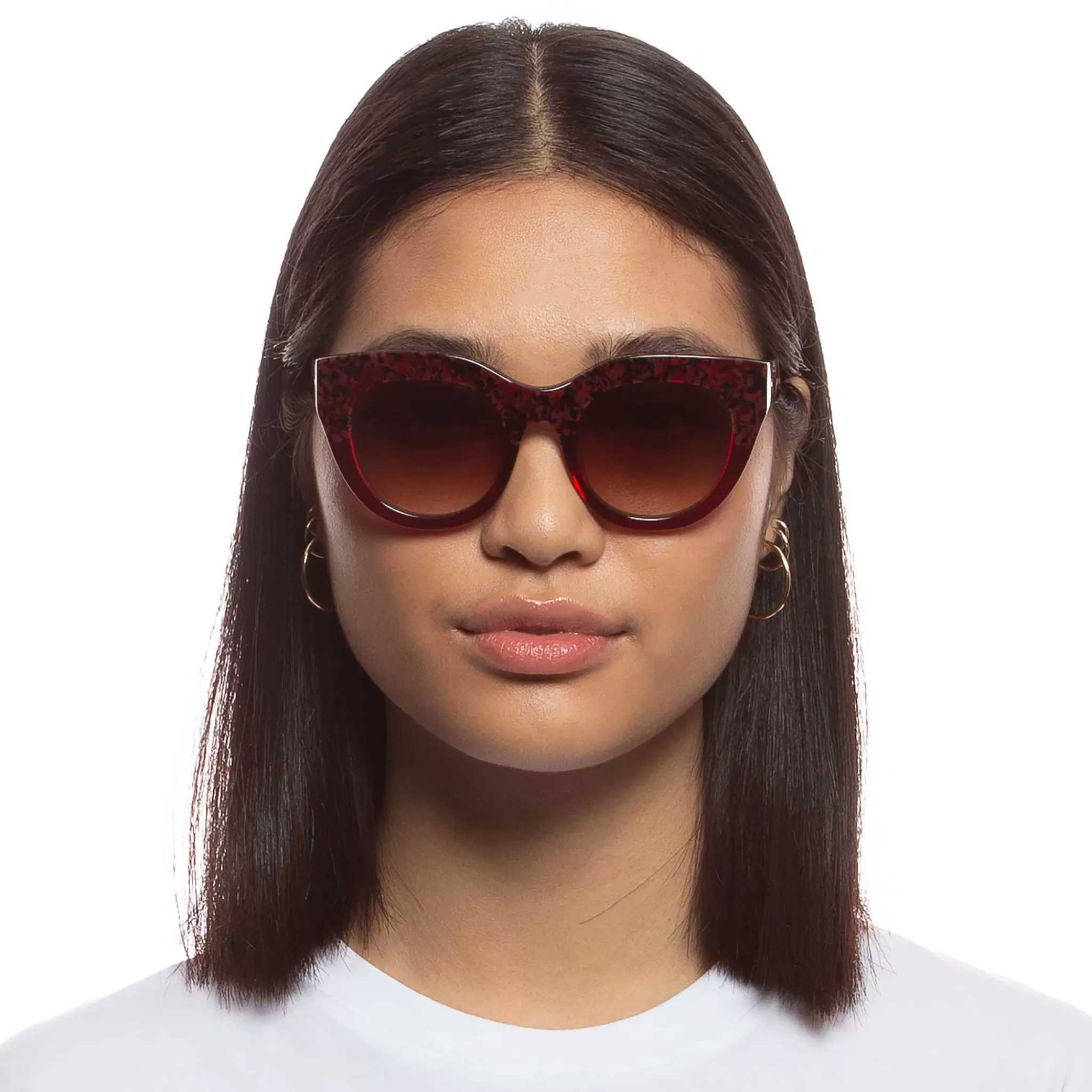 Oversized | Cat Eye-Le Specs AIRY CANARY II | CHERRY LEOPARD SPLICE cherryleopardsplice