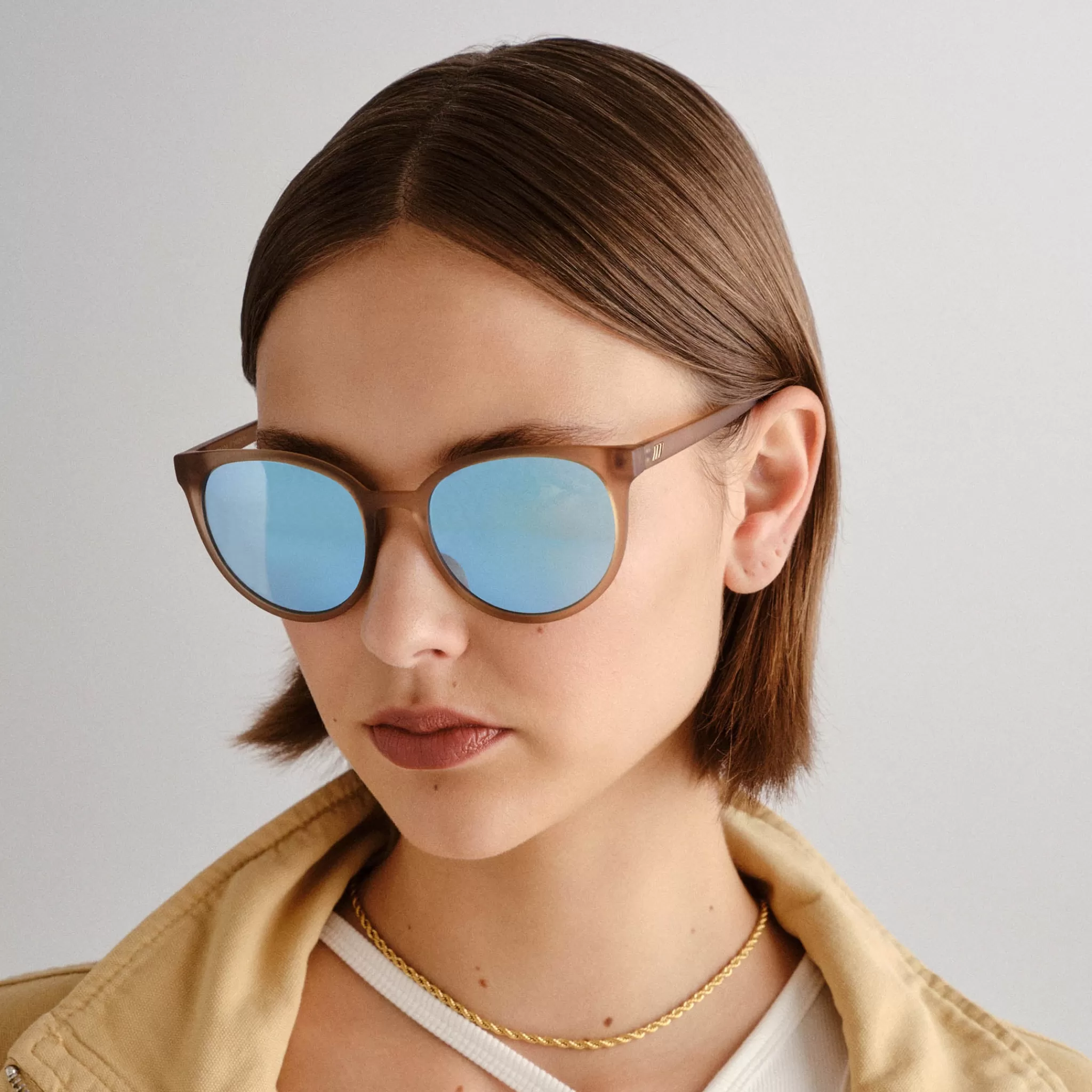 Round-Le Specs ARMADA | MATTE STONE mattestone