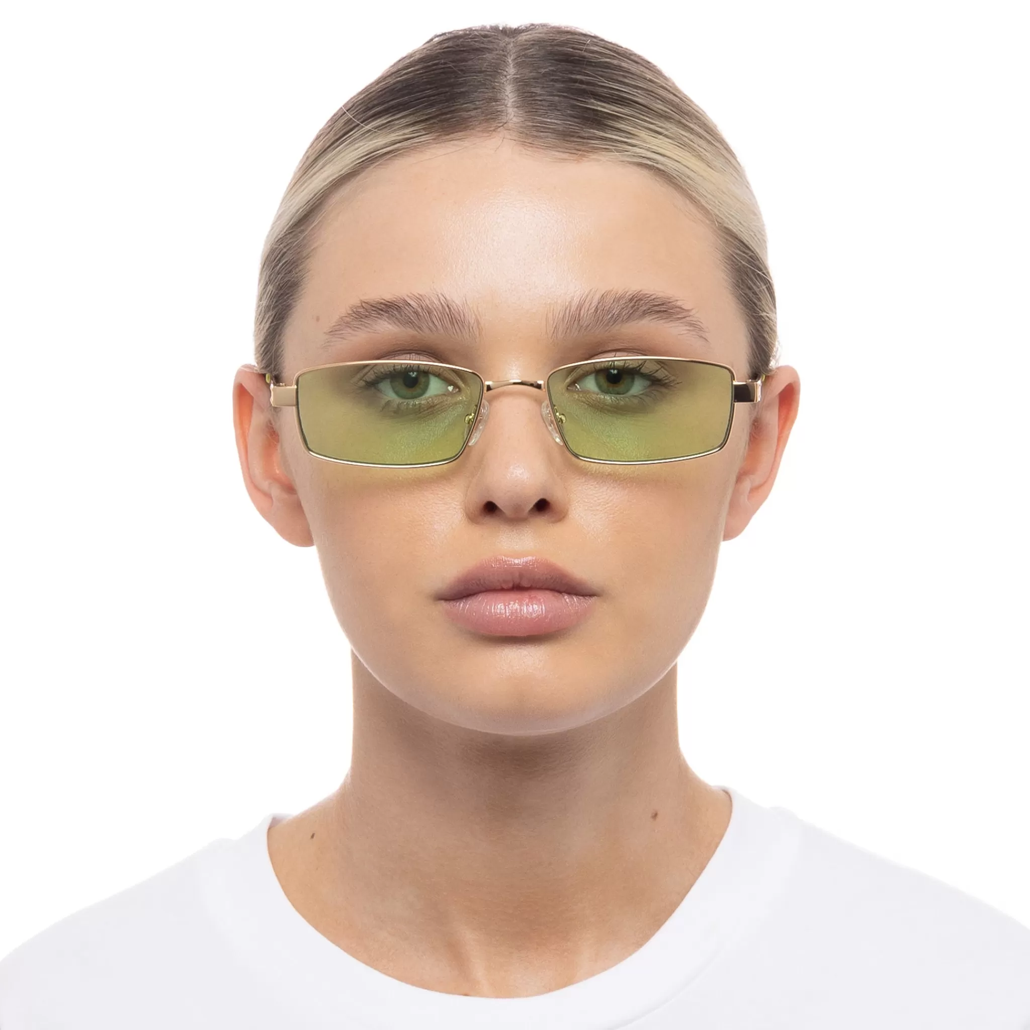 Rectangle | Rectangle-Le Specs BIZARRO LTD EDT | BRIGHT GOLD PINE LIME brightgoldpinelime