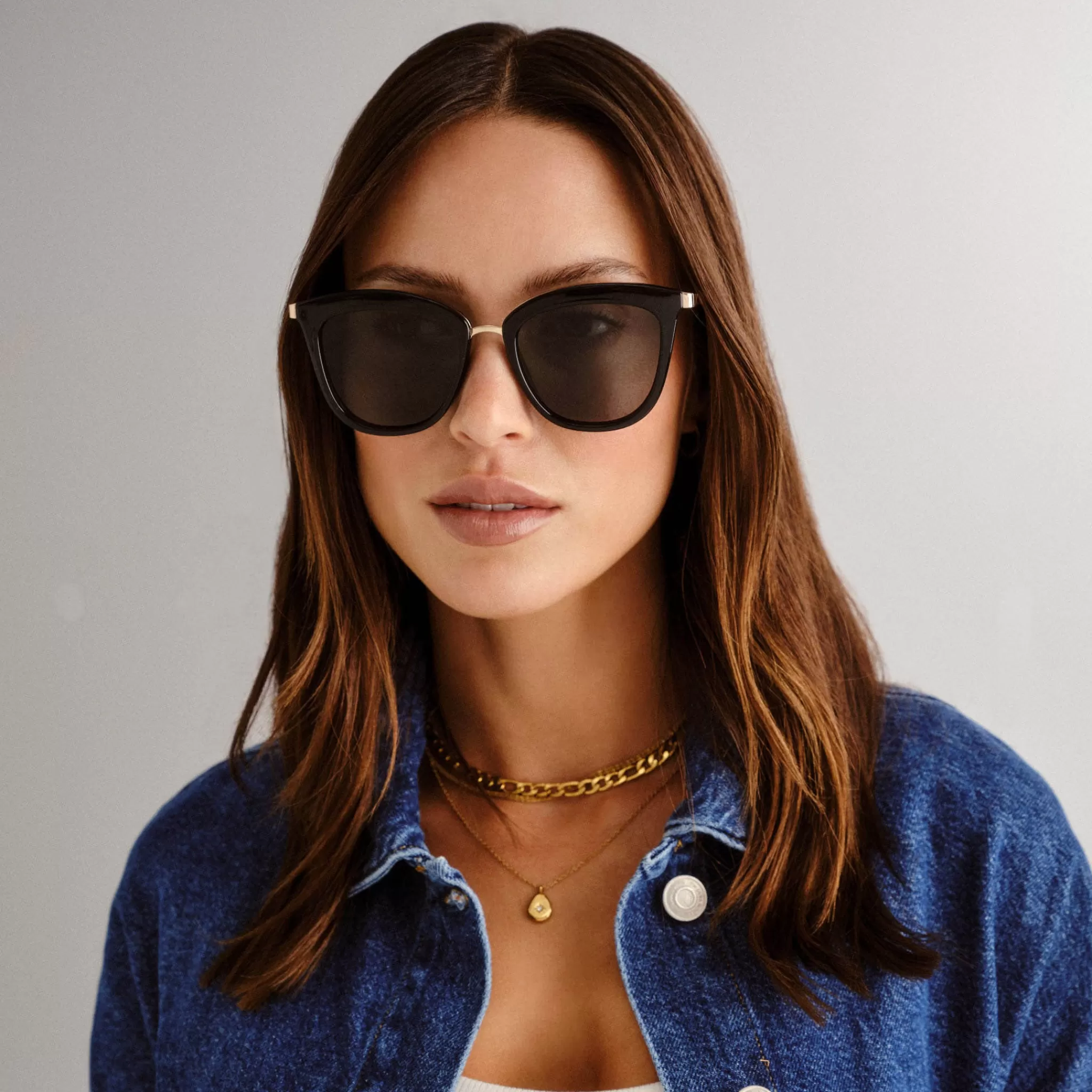 Cat Eye-Le Specs CALIENTE | BLACK GOLD blackgold