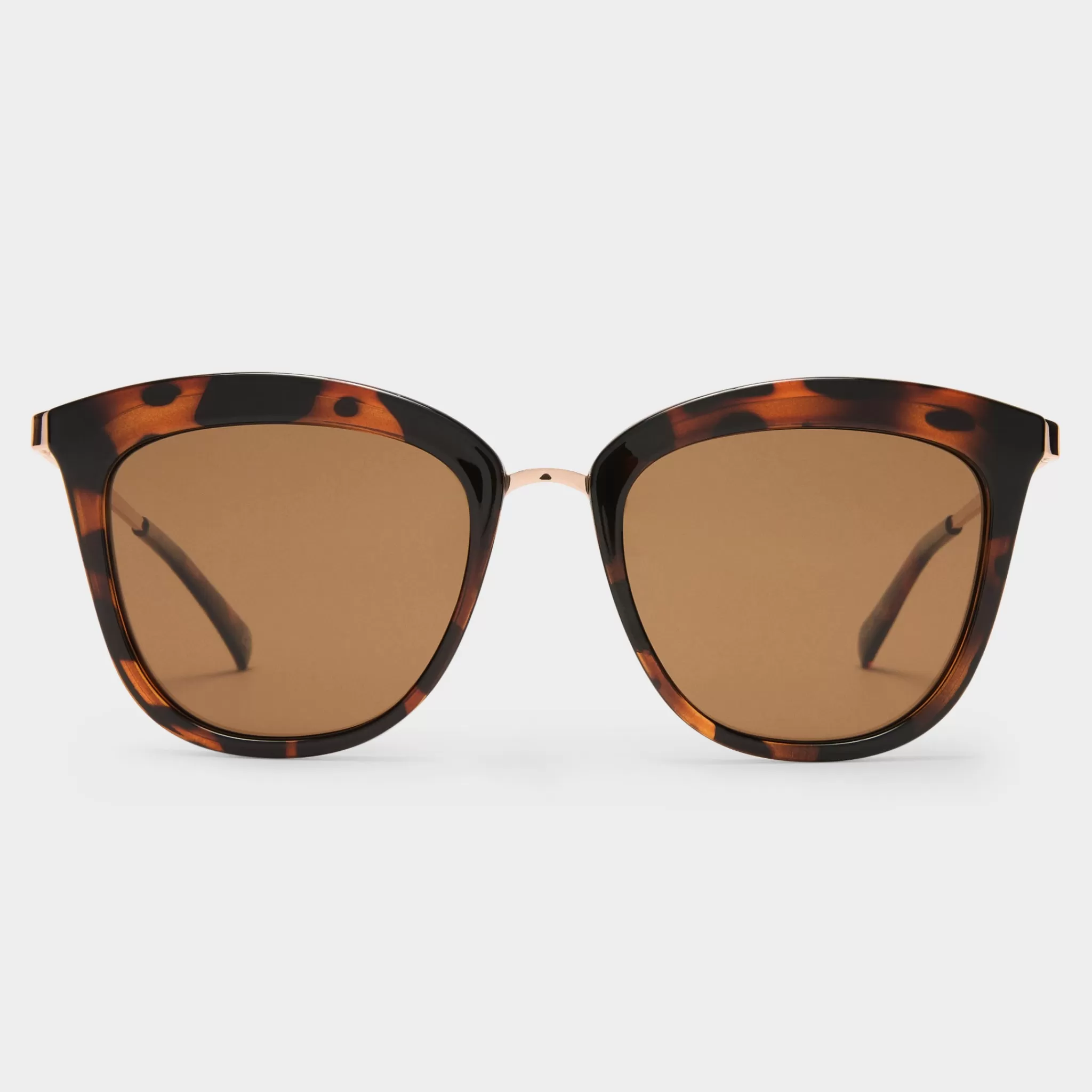 Cat Eye-Le Specs CALIENTE | TORT ROSE GOLD POLARIZED tortrosegold