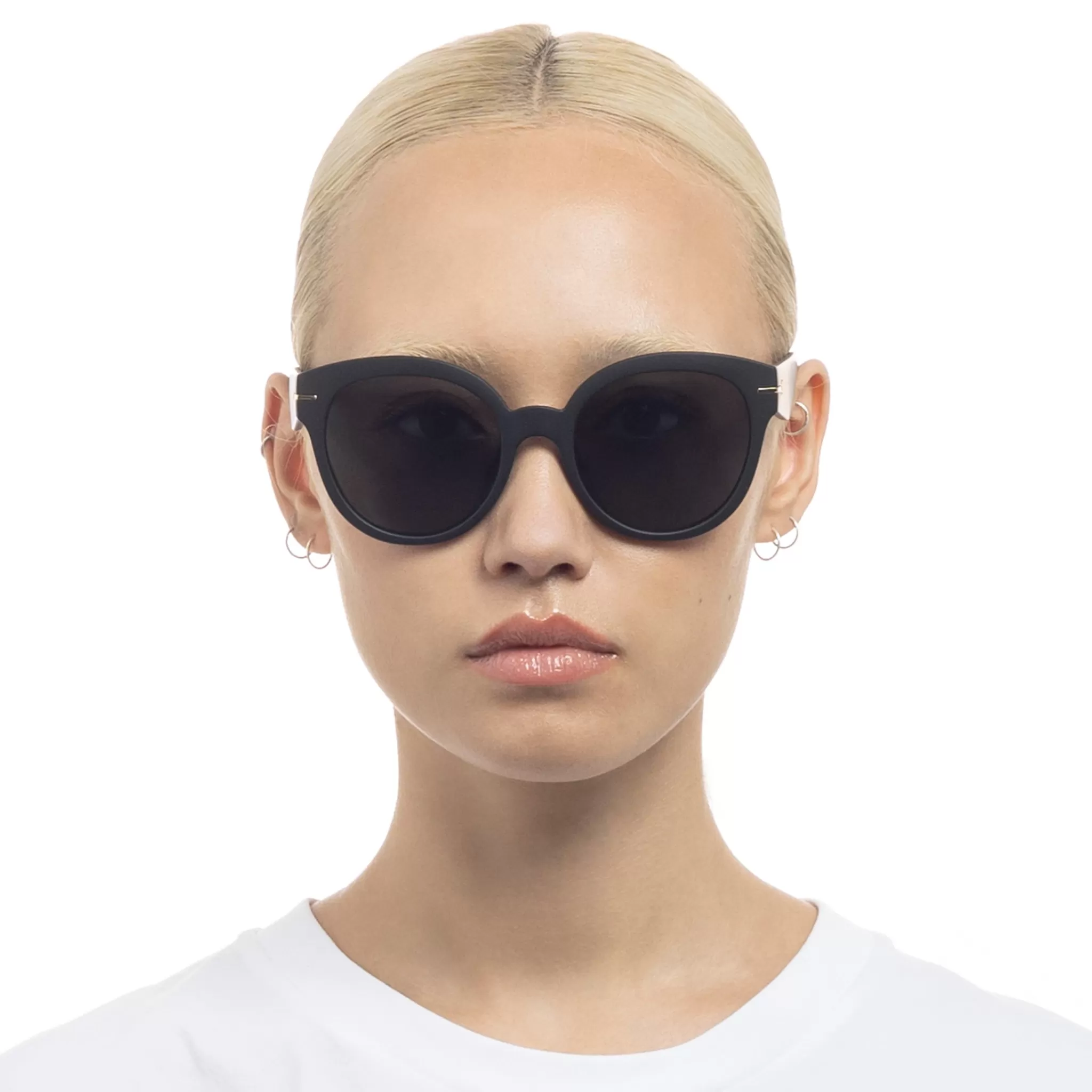 Round | Oversized-Le Specs CAPACIOUS | MATTE BLACK POLARIZED matteblack