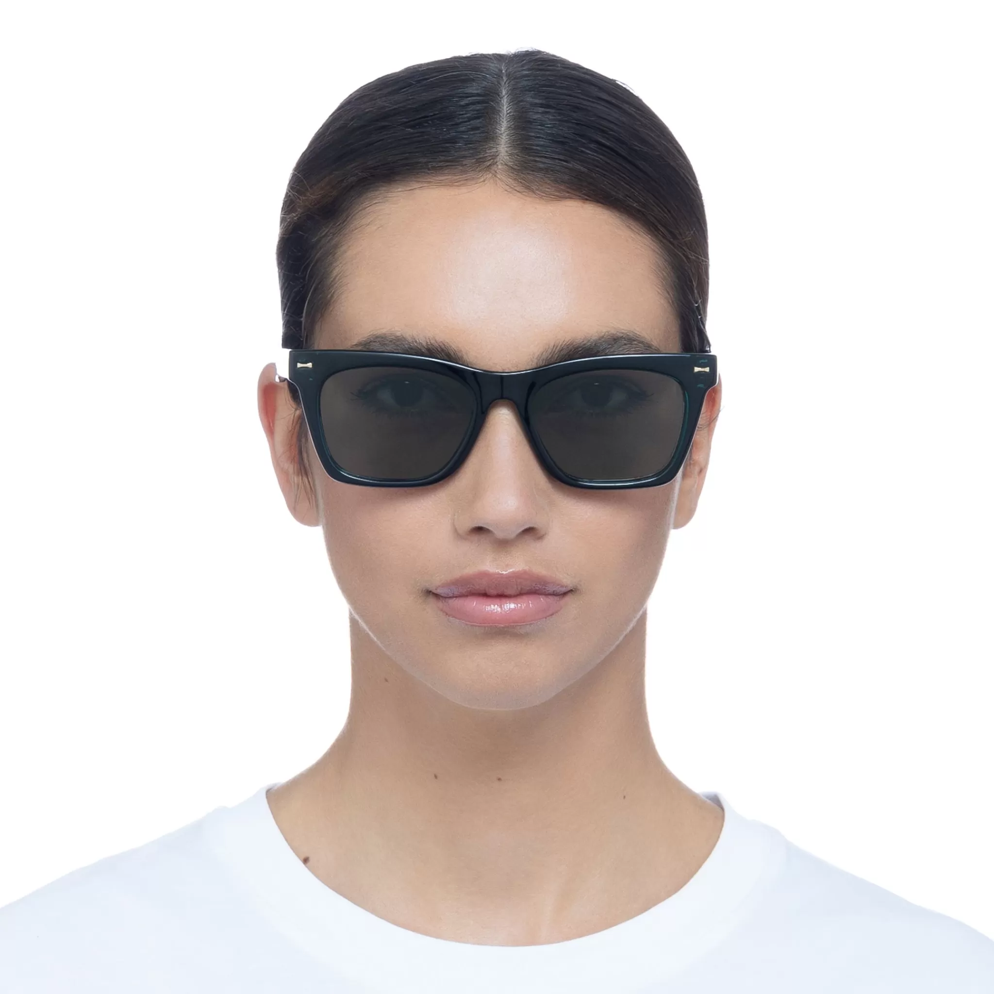 D-frame-Le Specs CHANTE | BOTTLE GREEN bottlegreen