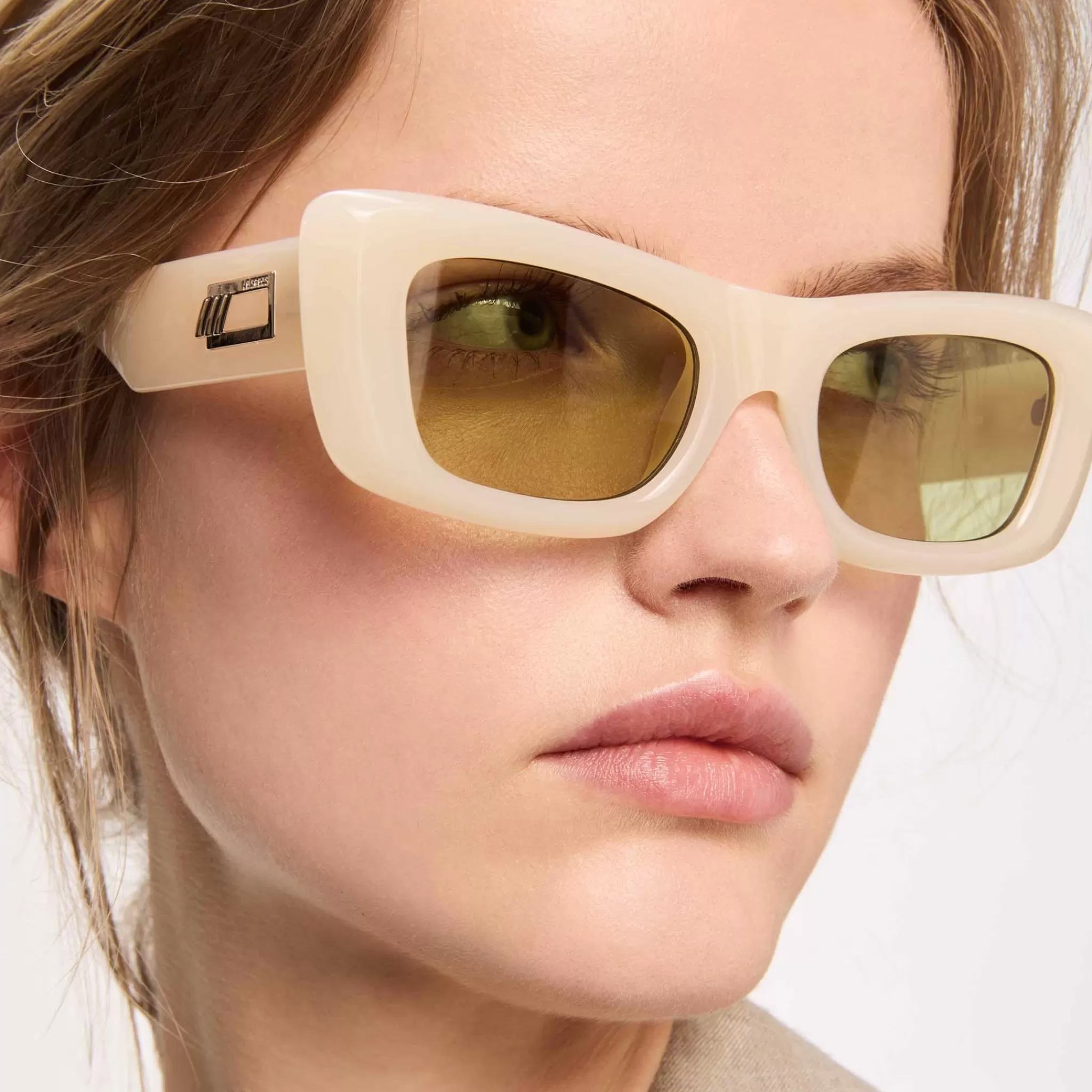 Rectangle | Rectangle-Le Specs DOPAMINE | MILKY ALMOND milkyalmond
