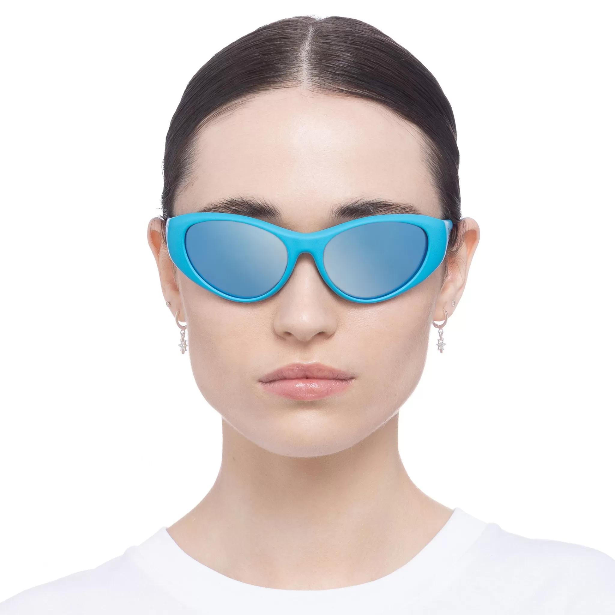 Wrap-Le Specs DOTCOM | MATTE CYAN mattecyan