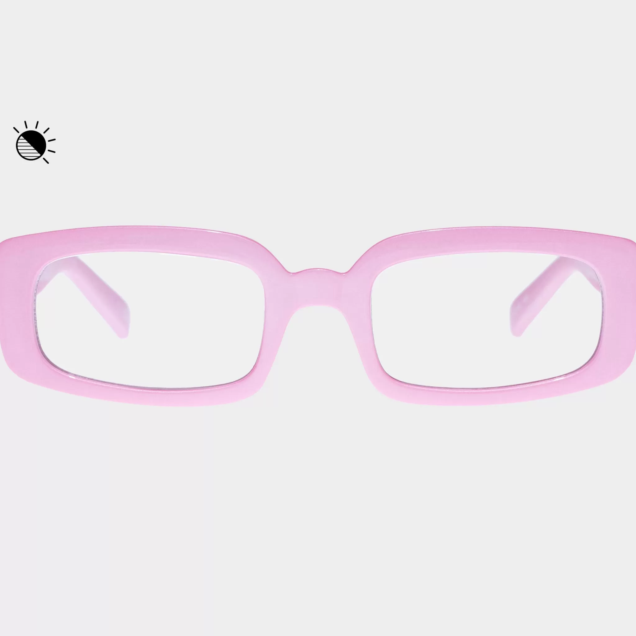 Rectangle | Rectangle-Le Specs DYNAMITE TRANSITION LENSES | METALLIC PINK metallicpink
