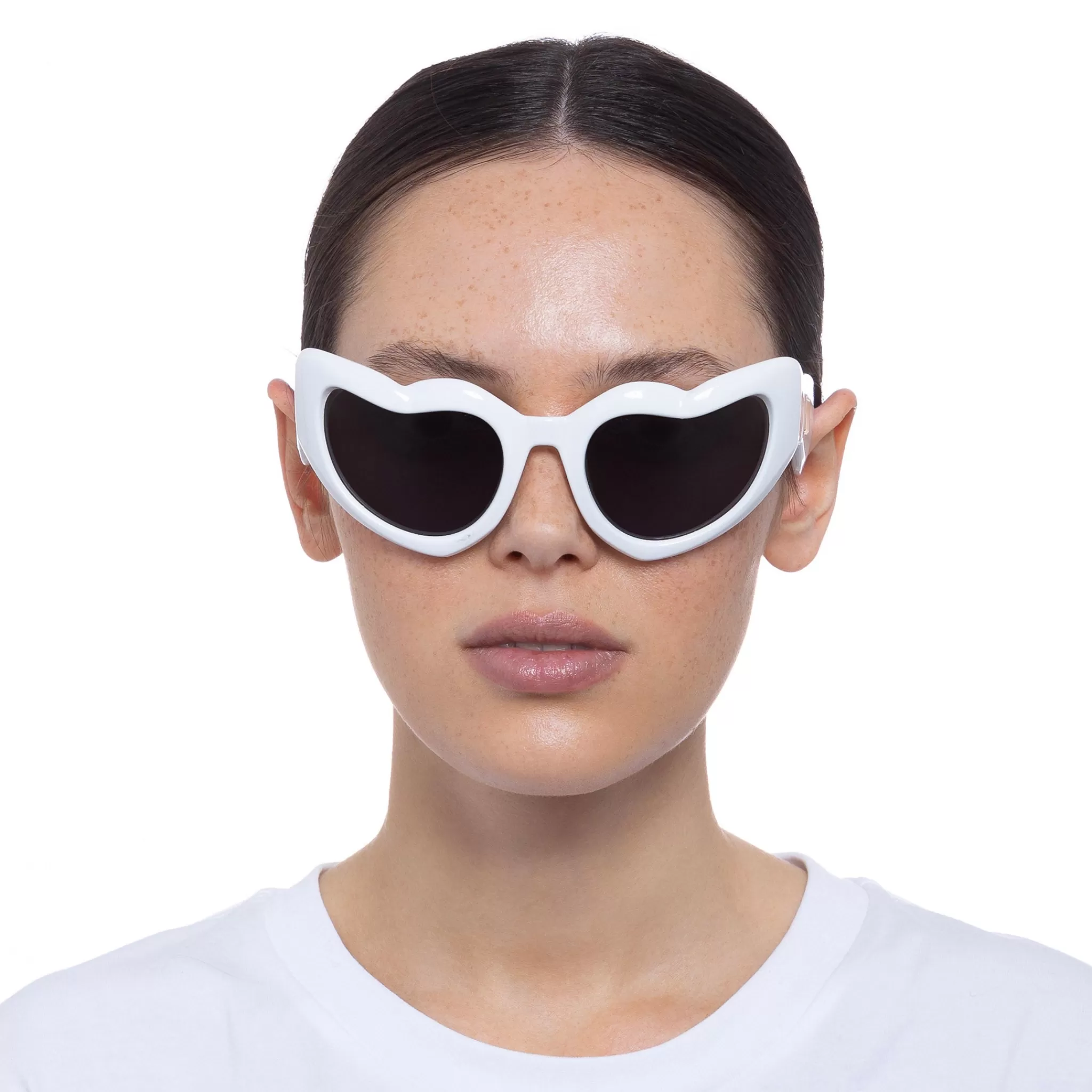 Cat Eye-Le Specs FAST LOVE | white