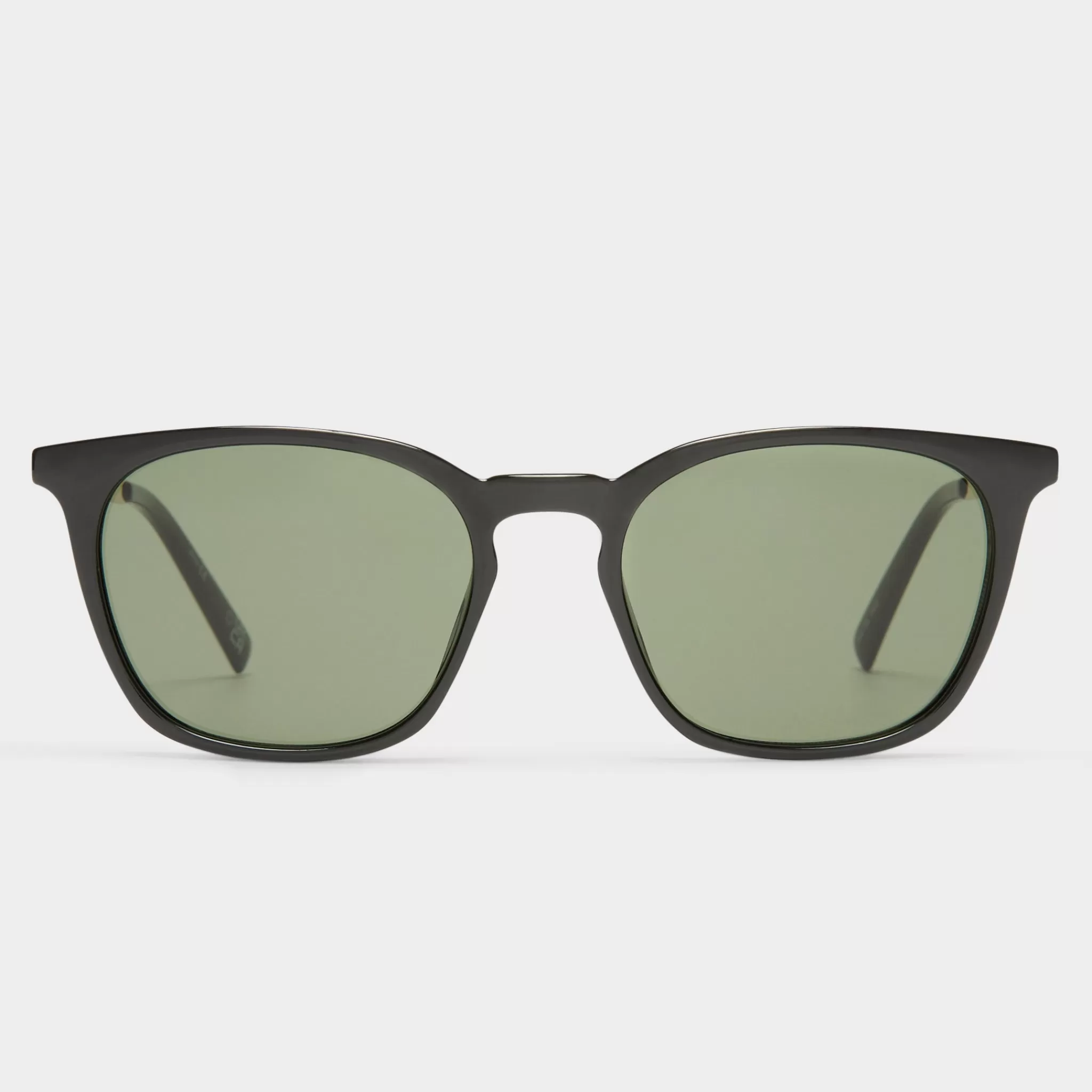D-frame-Le Specs HUZZAH | GREEN MONO black