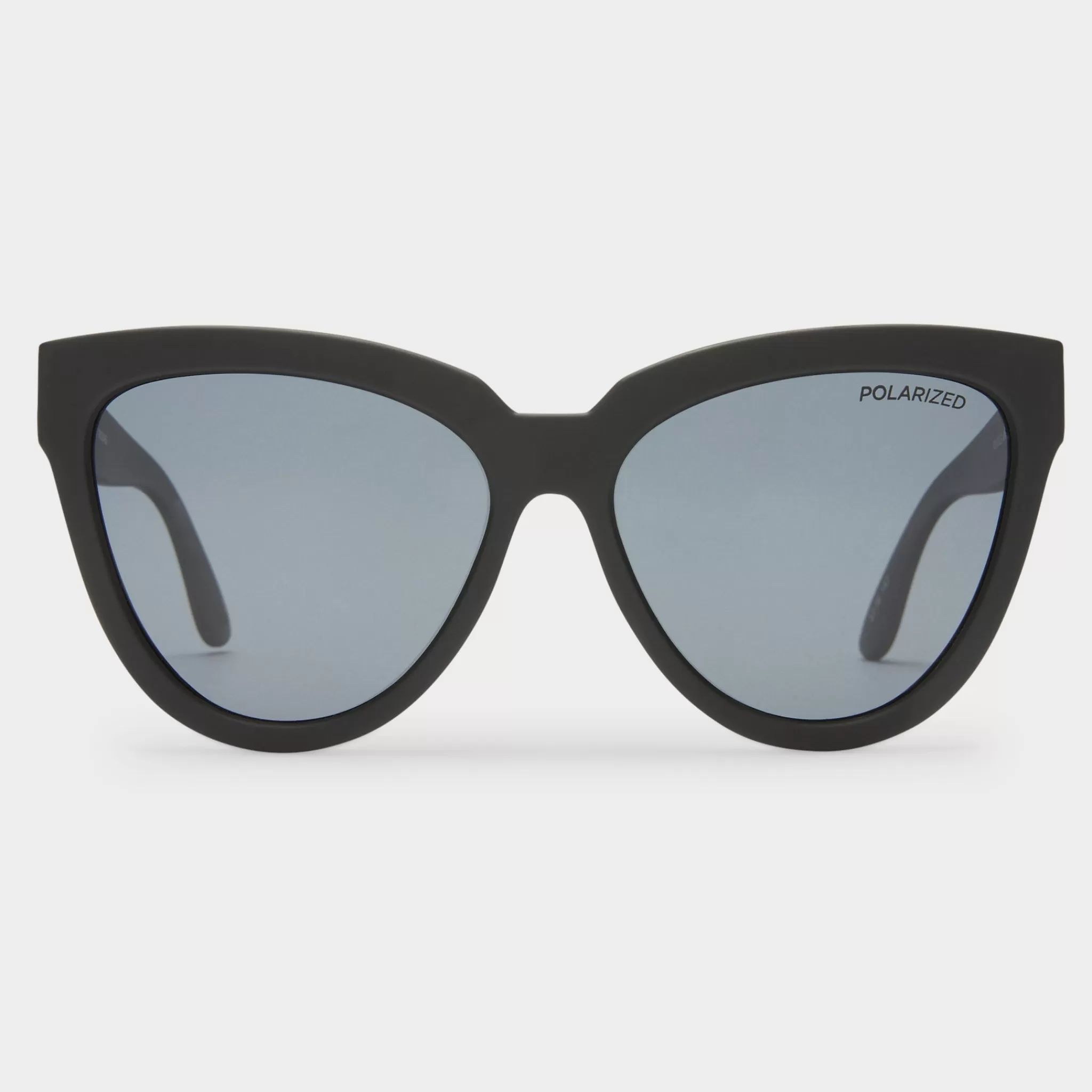 Oversized | Cat Eye-Le Specs LIAR LAIR | BLACK RUBBER POLARIZED blackrubber