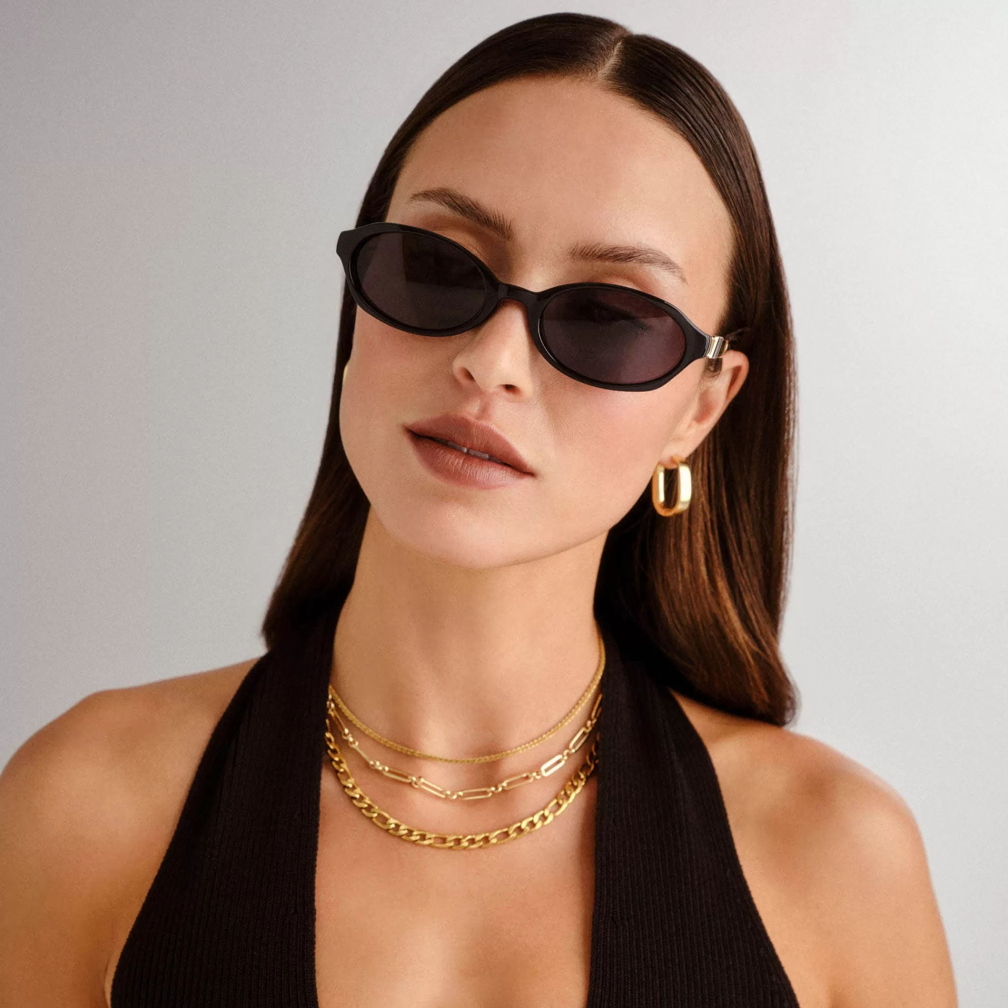 Oval-Le Specs LUNITA | black