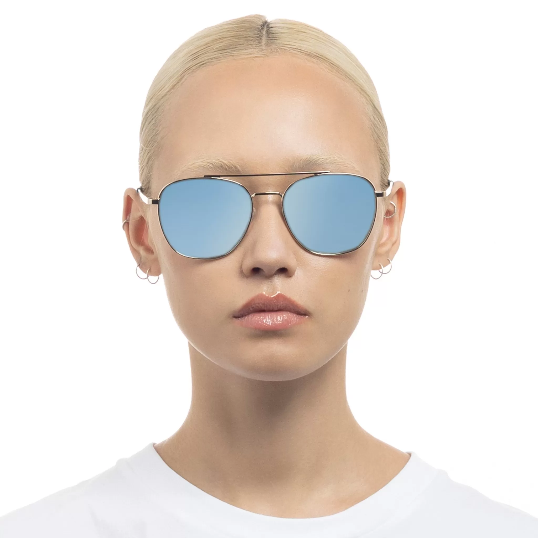 Aviator | Aviator-Le Specs METAPHOR | BLUE MIRROR gold