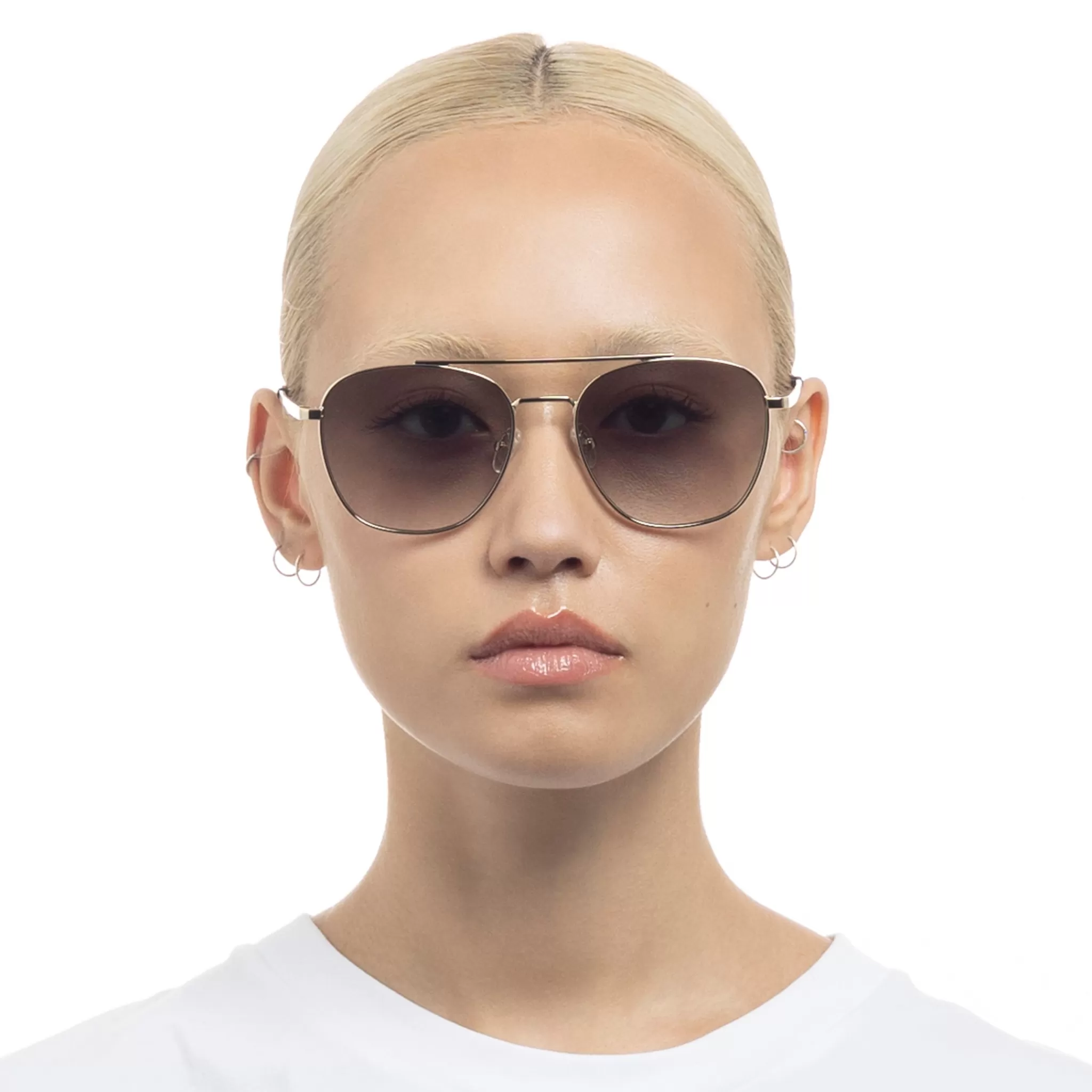 Aviator | Aviator-Le Specs METAPHOR | KHAKI GRAD gold