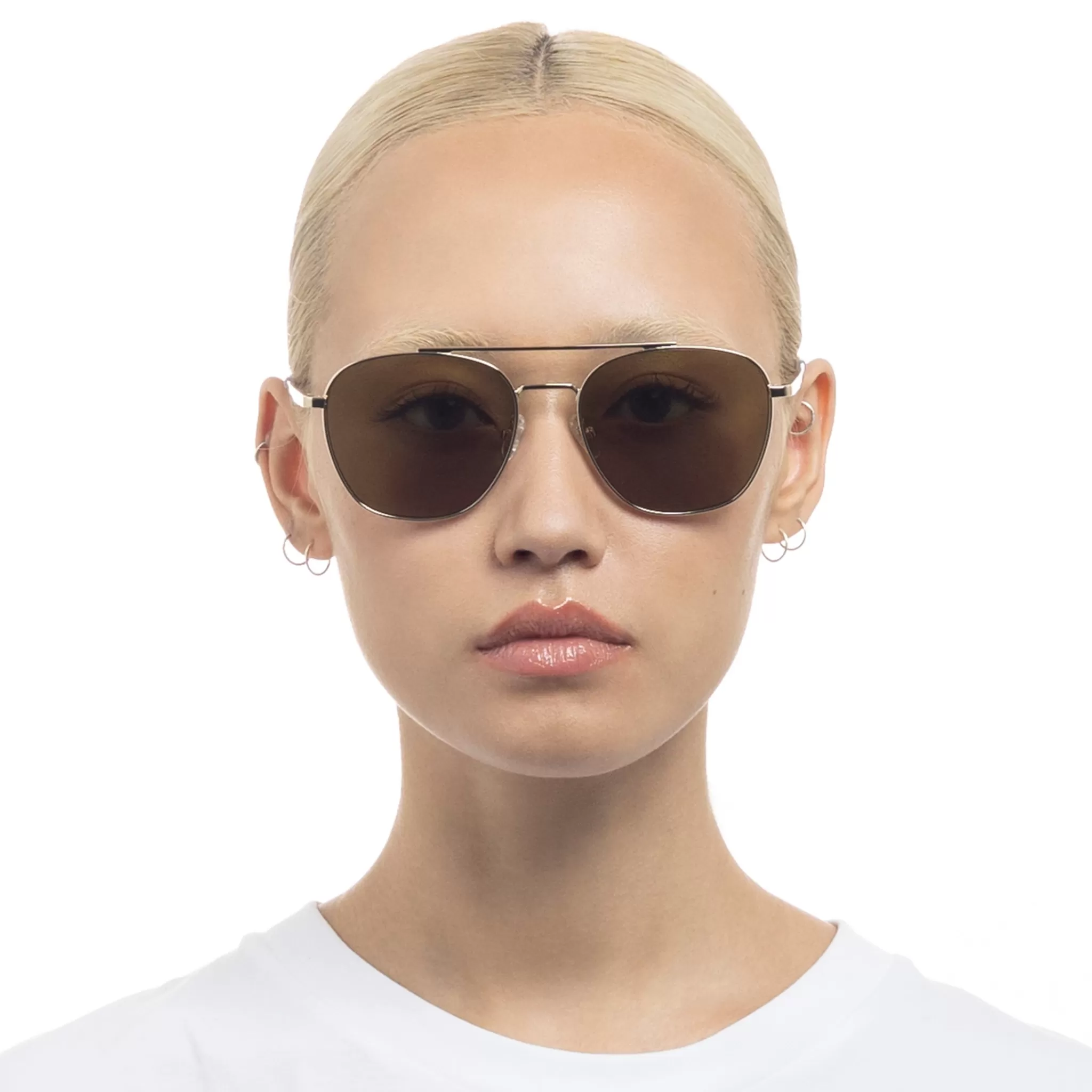Aviator | Aviator-Le Specs METAPHOR | OLIVE MONO gold