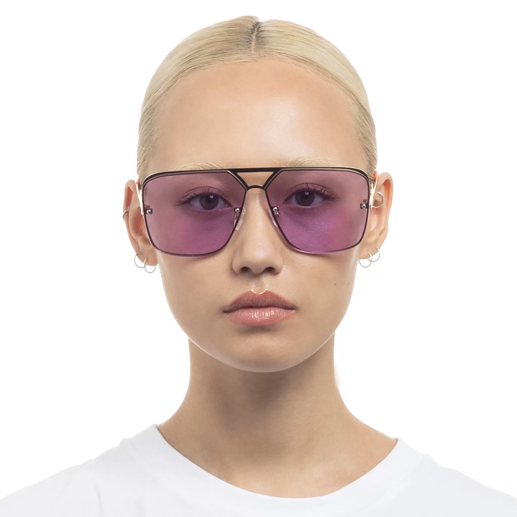 Oversized-Le Specs METAZOIC | BRIGHT GOLD brightgold