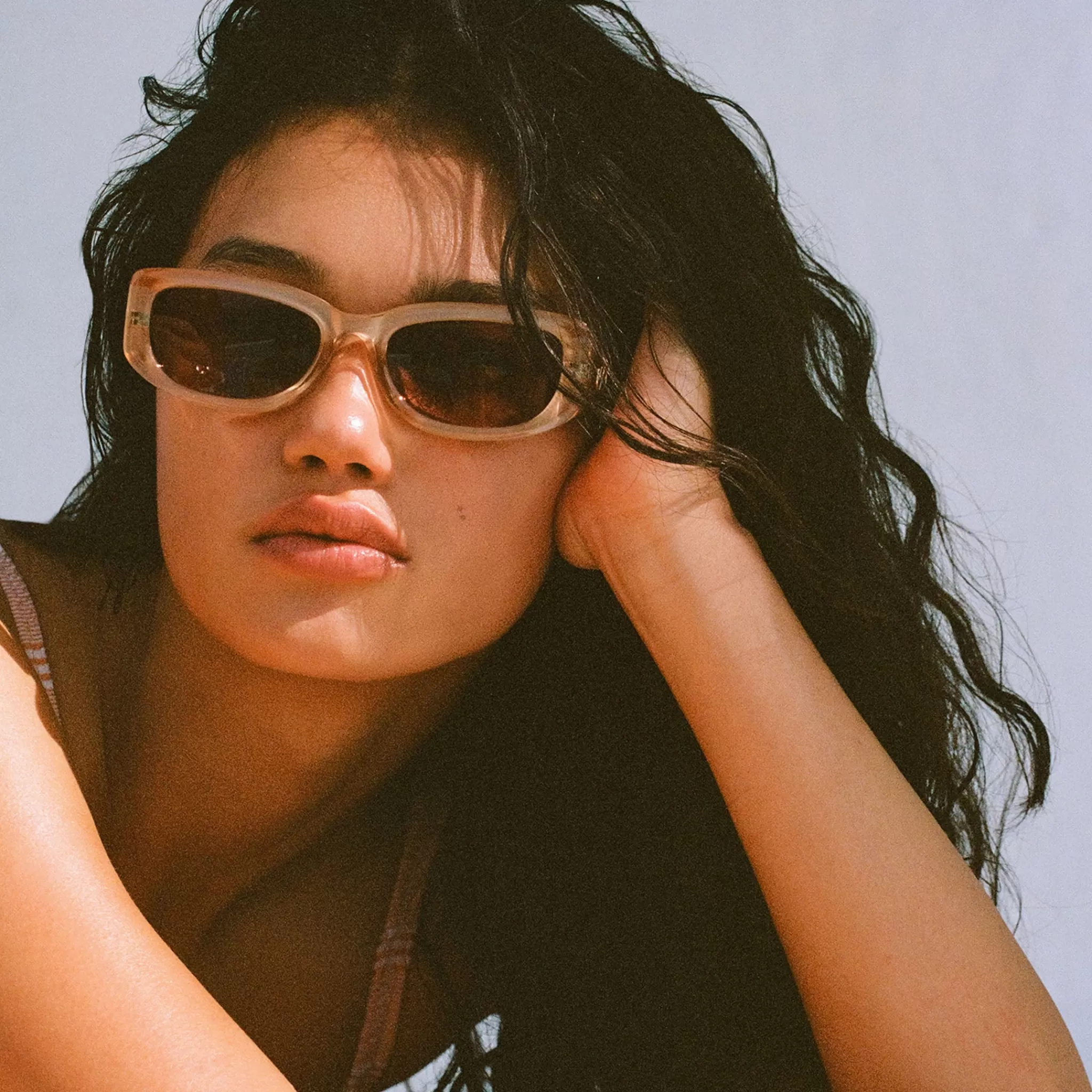 Rectangle | Rectangle-Le Specs MONOPOLY | PEARL CHAMPAGNE pearlchampagne