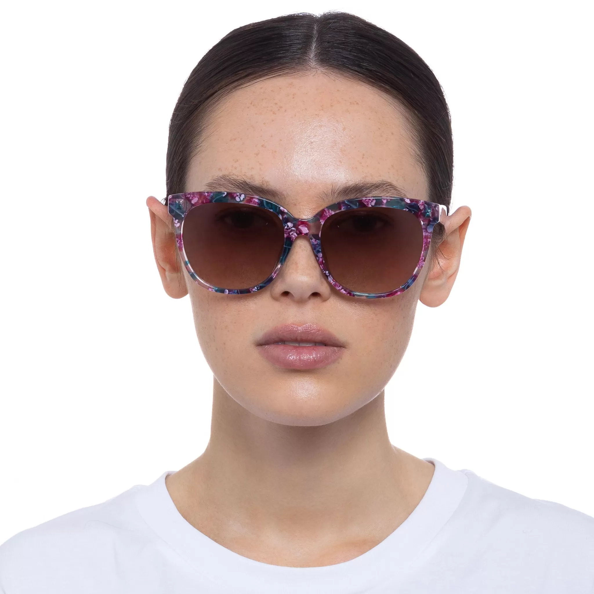 Oversized-Le Specs OH SNAP | BERRY TRAVERTINE berrytravertine