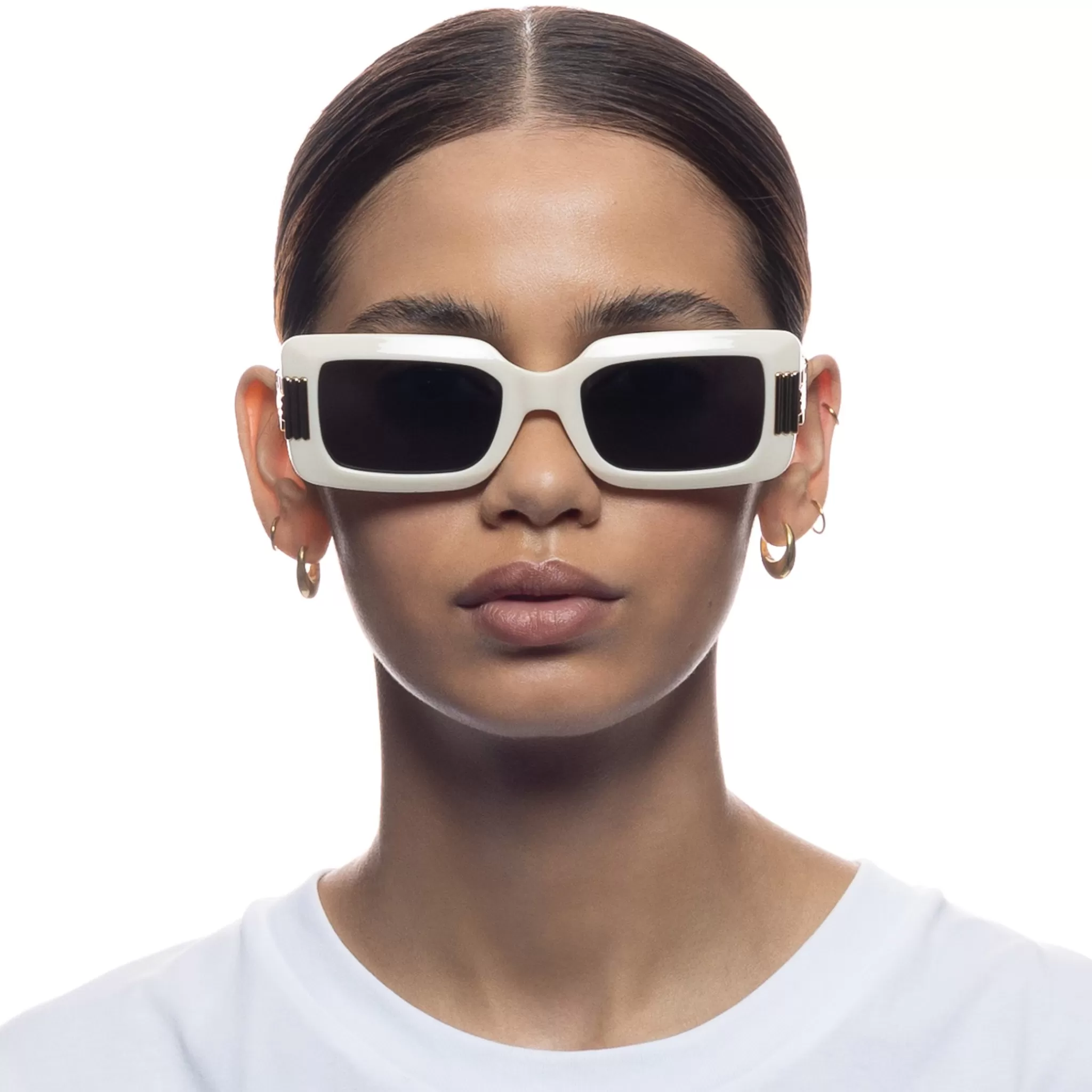 Rectangle-Le Specs ORION RIDGE | OFF WHITE offwhite