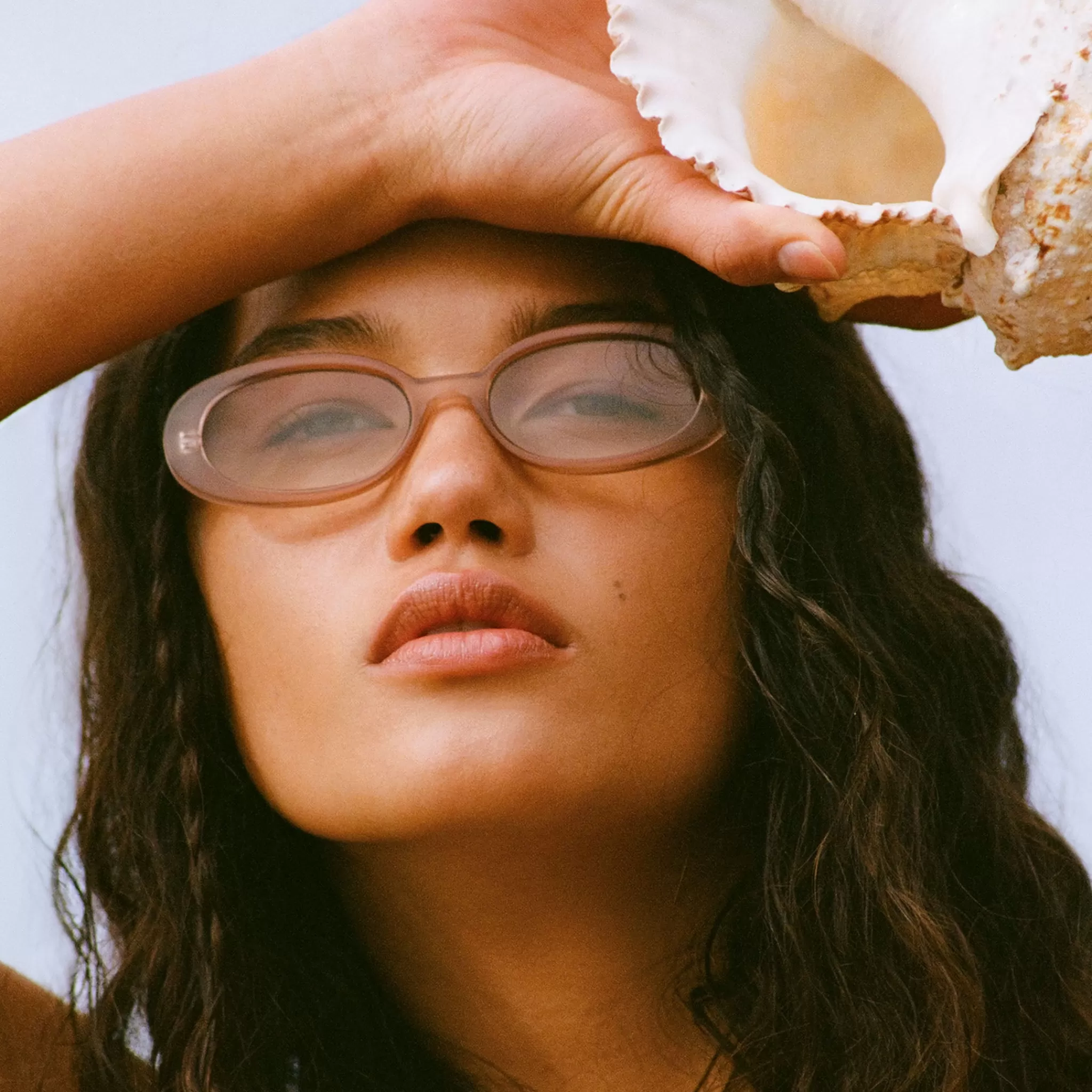 Oval-Le Specs OUTTA LOVE | MATTE OYSTER matteoyster