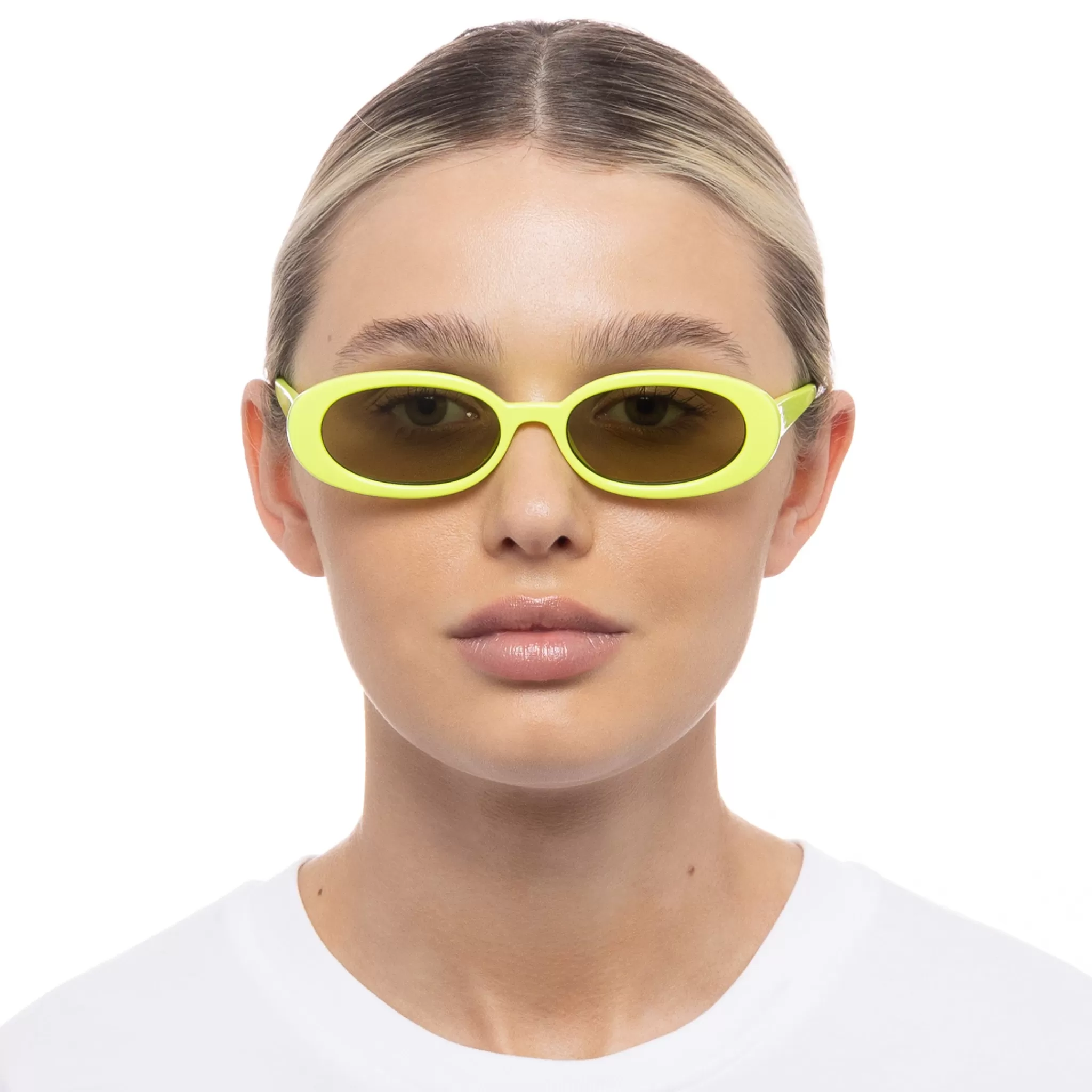 Oval | Oval-Le Specs OUTTA LOVE | PINE LIME pinelime