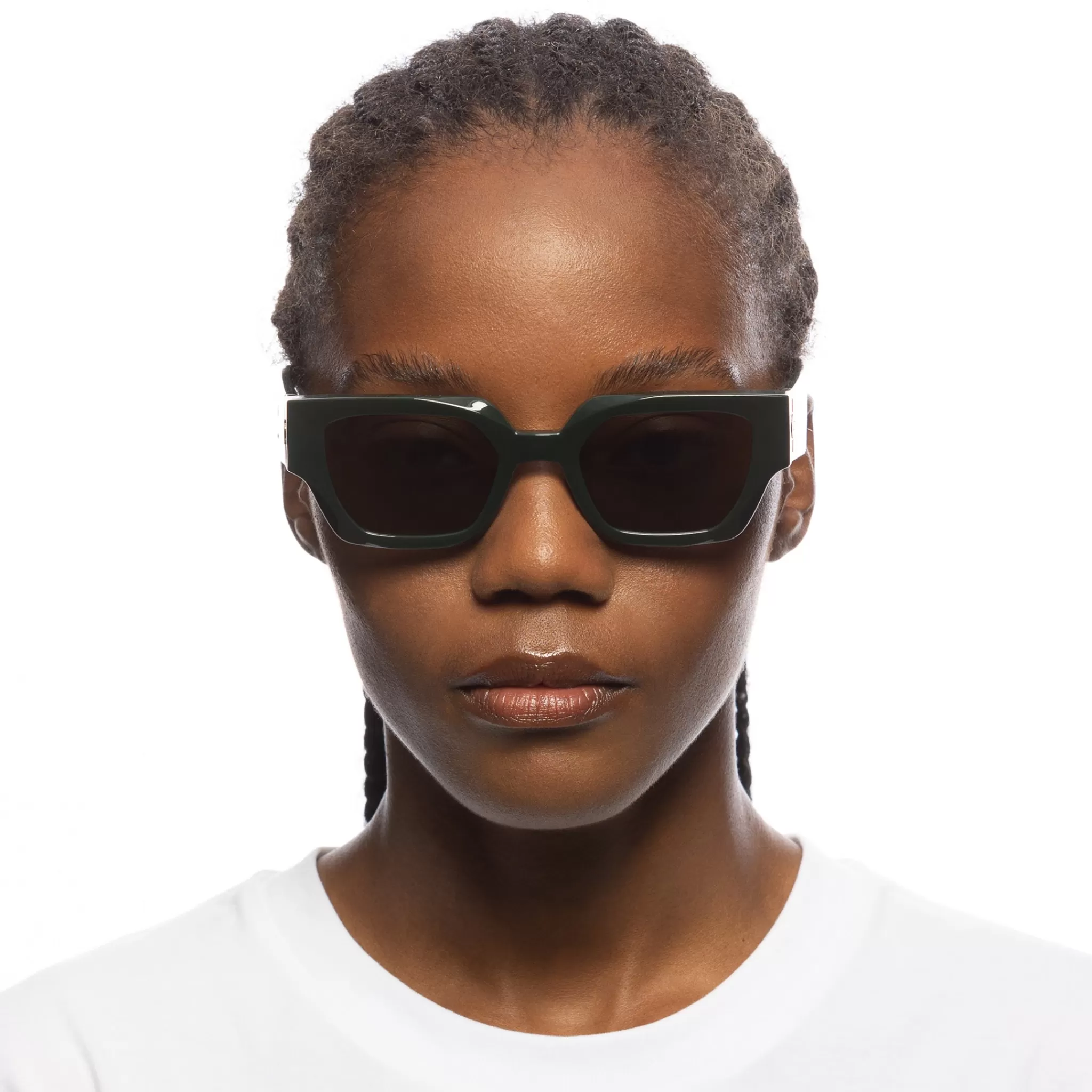 D-frame-Le Specs POLYBLOCK | khaki