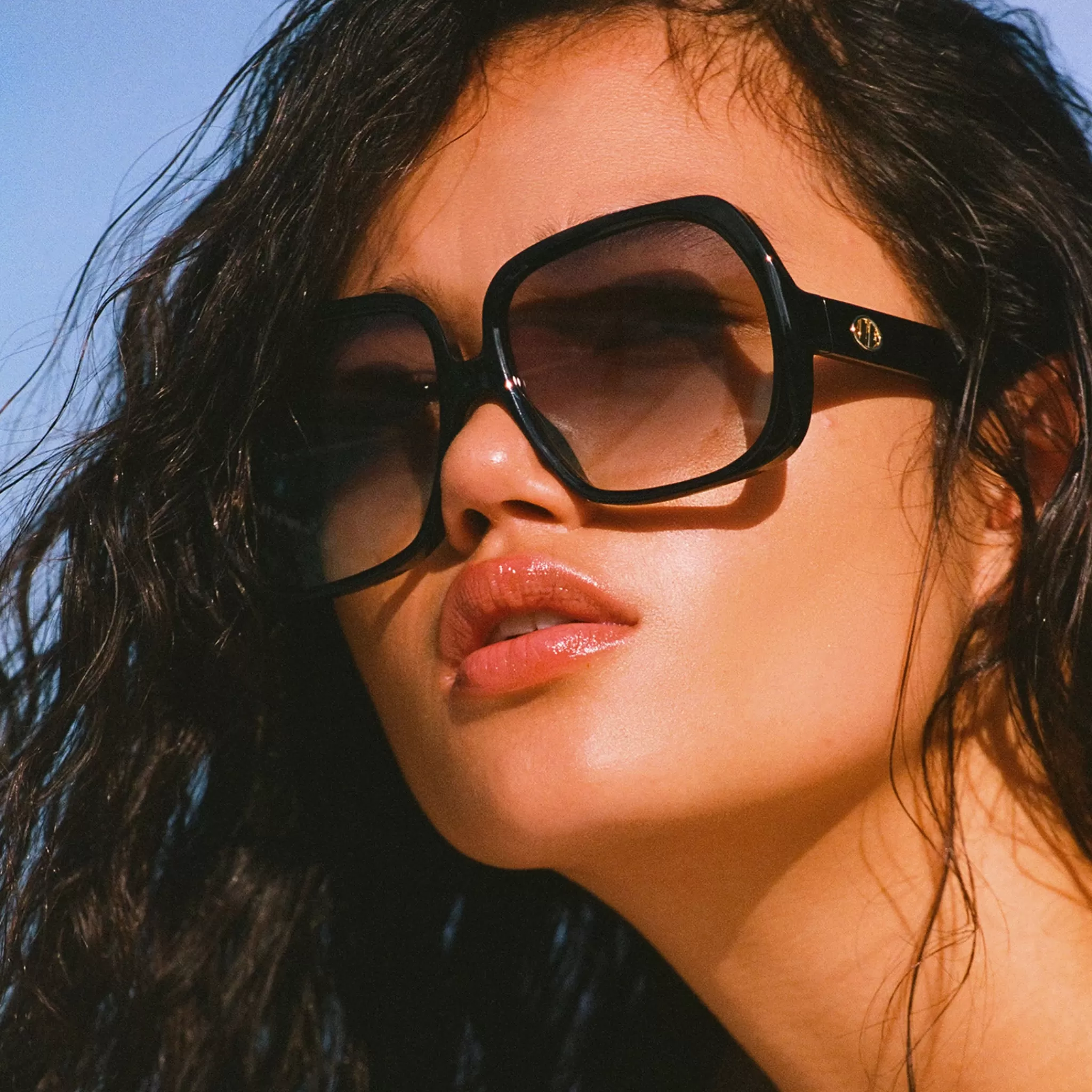 Oversized-Le Specs POLYDISCO | black