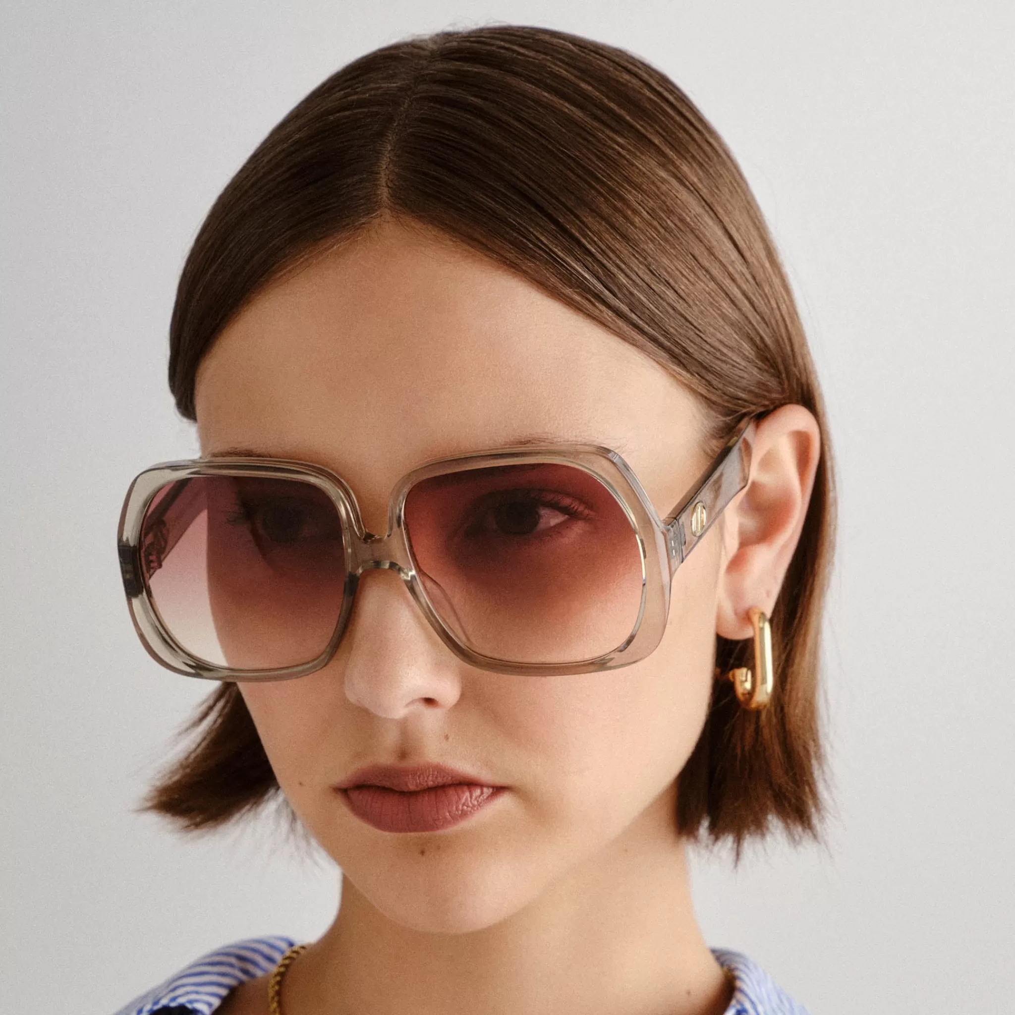 Oversized-Le Specs POLYDISCO | eucalyptus