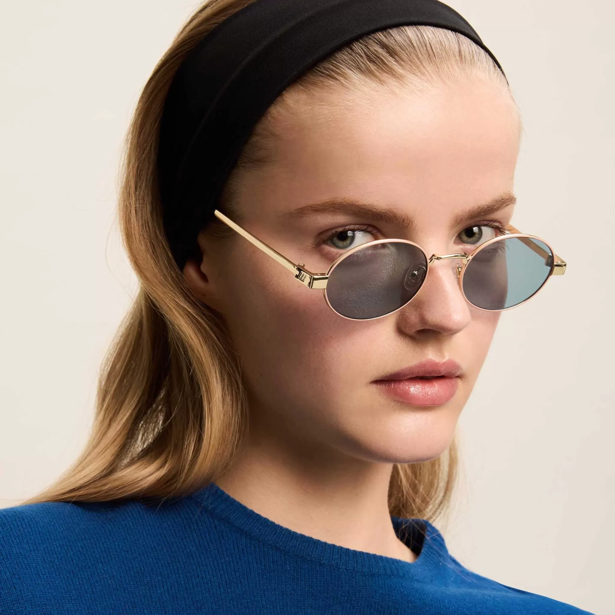 Oval | Oval-Le Specs POSEIDON DEUX | TEAL gold