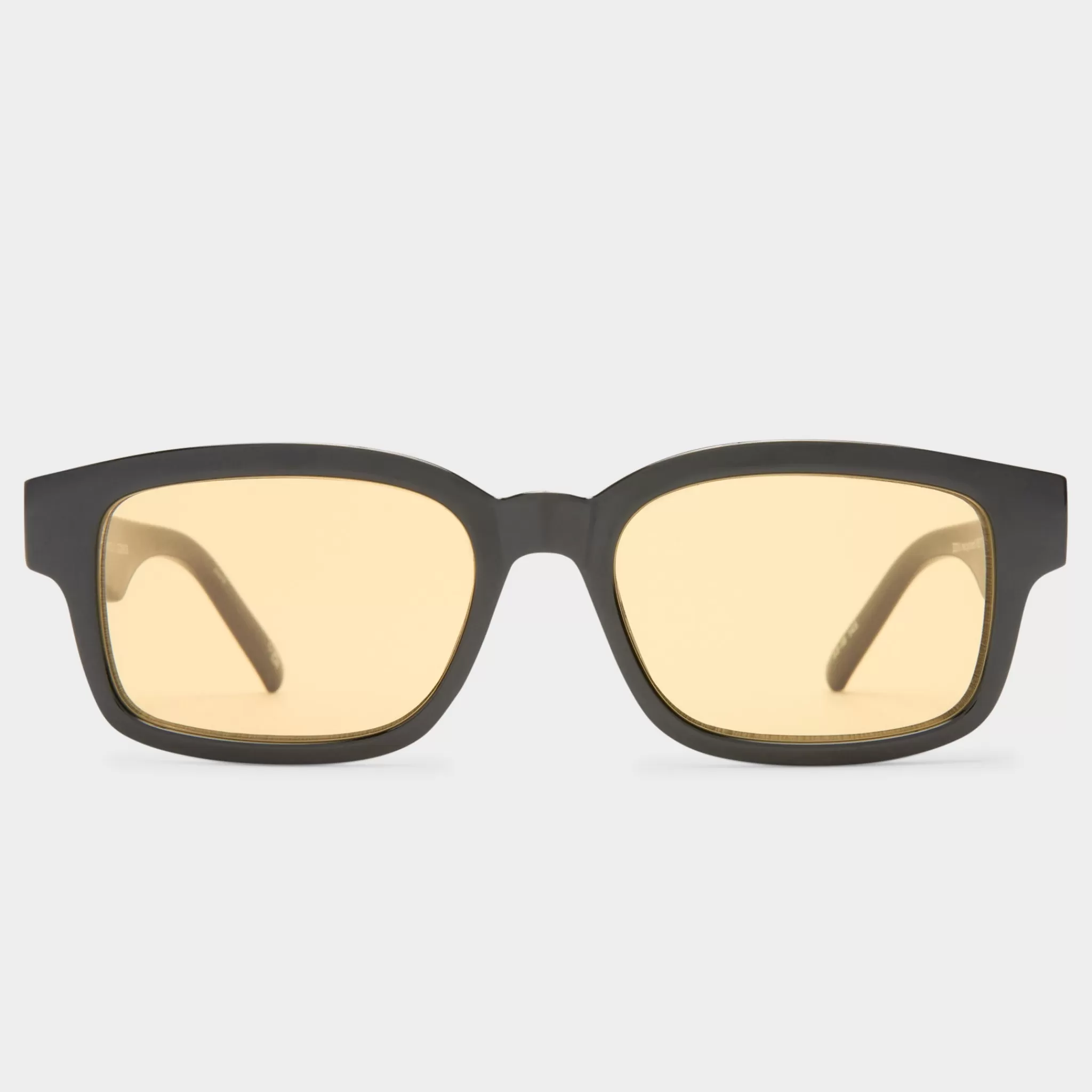 D-frame-Le Specs RECARMITO | MUSTARD MONO black