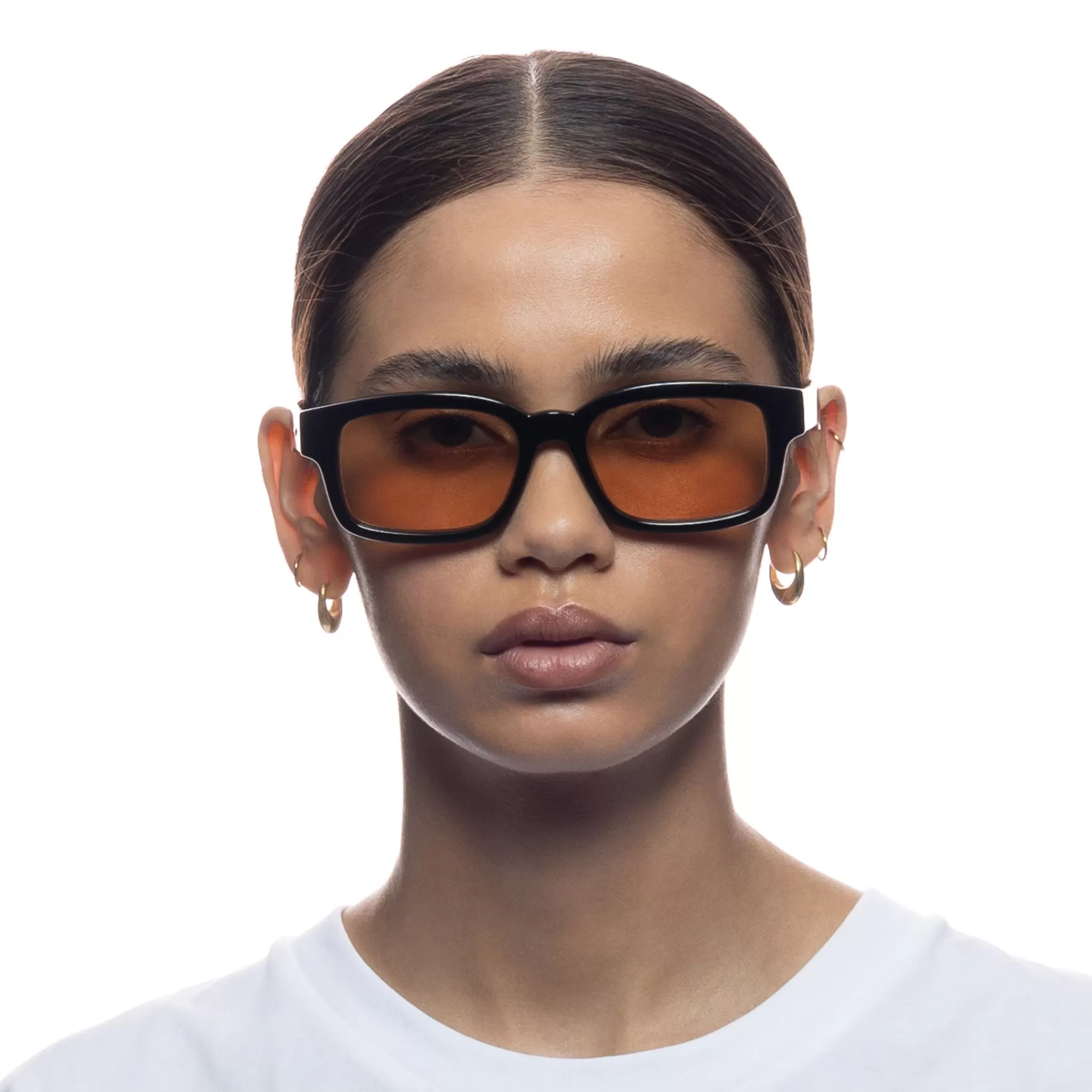 D-frame-Le Specs RECARMITO | MUSTARD MONO black