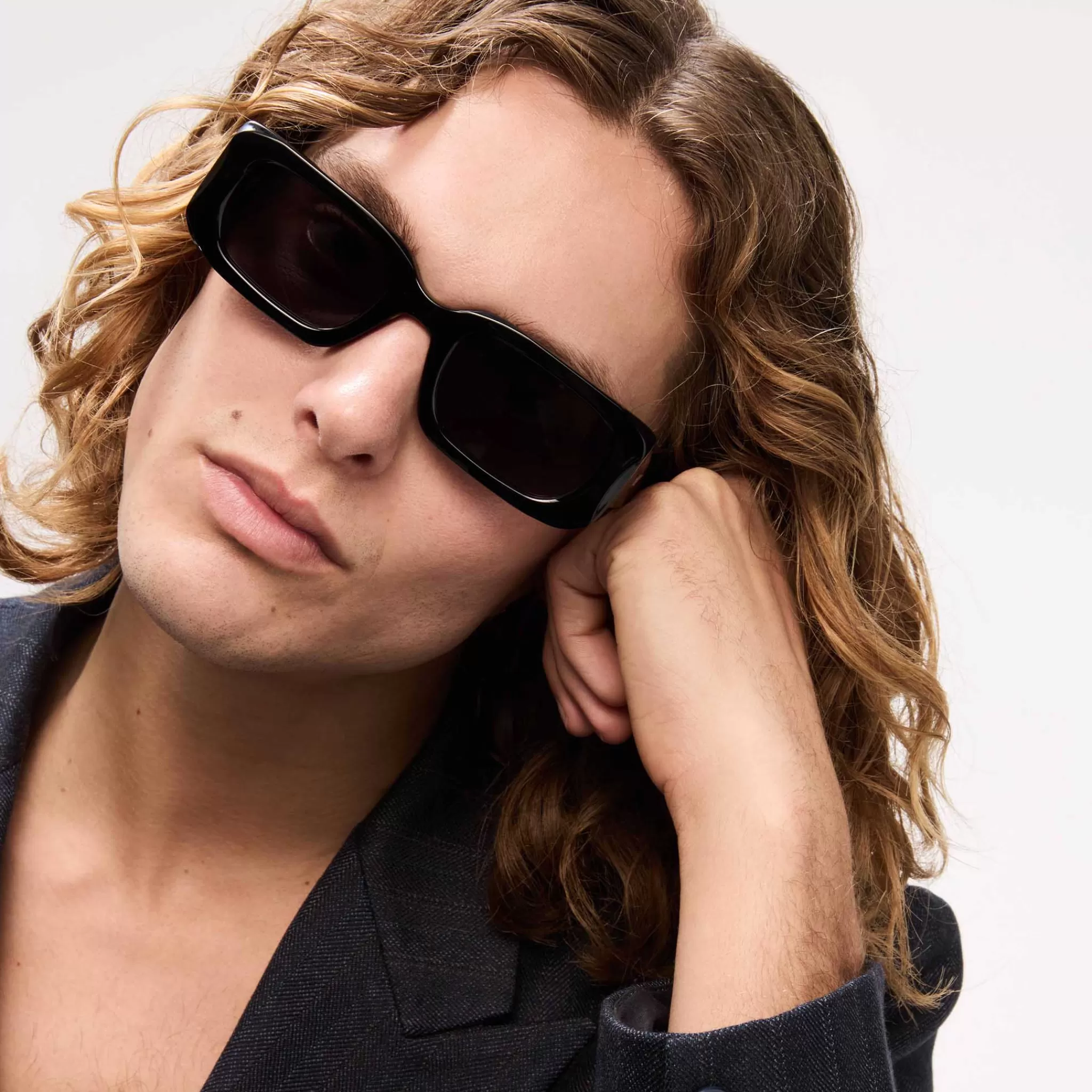 Rectangle | Rectangle-Le Specs RIPPLED REBEL | black