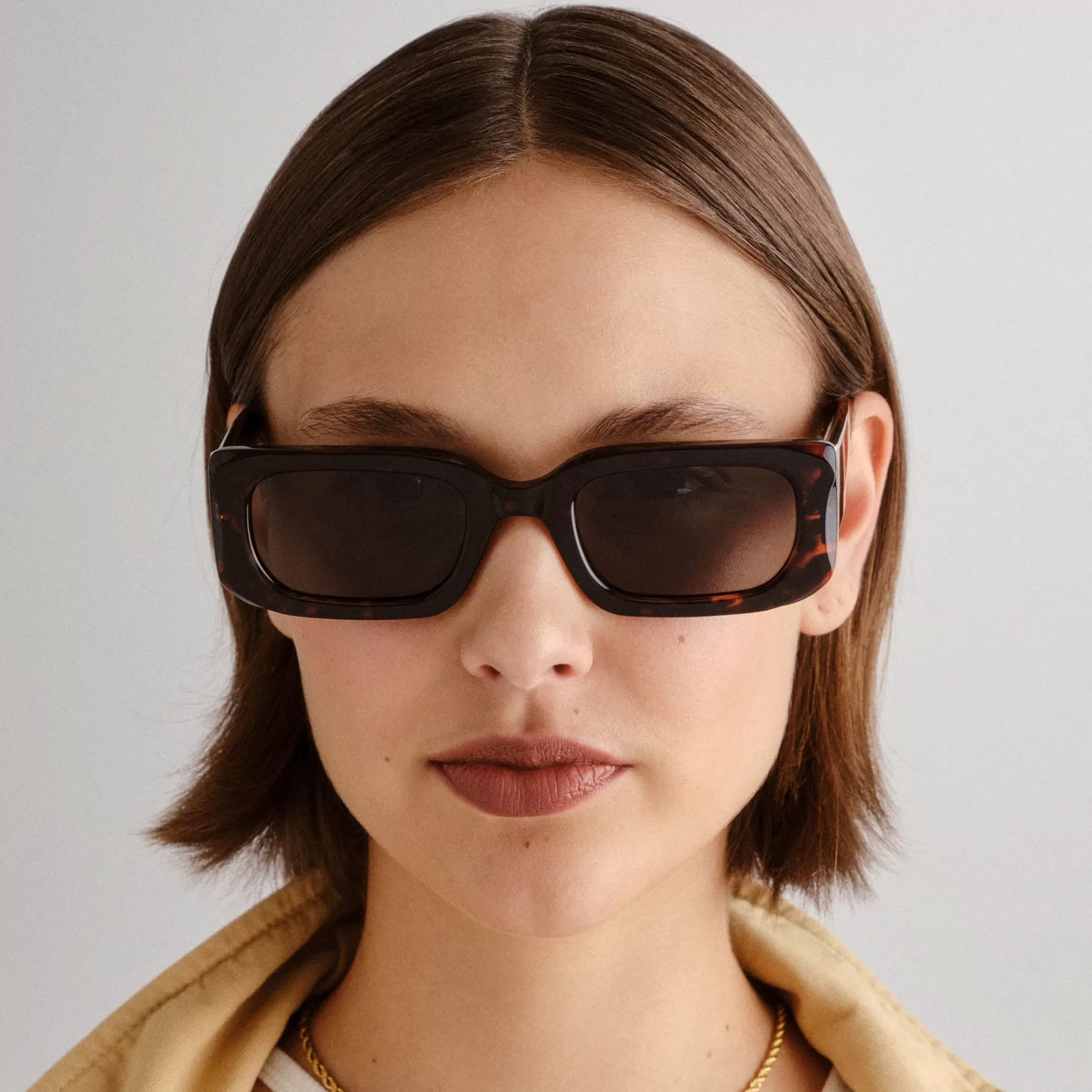Rectangle | Rectangle-Le Specs RIPPLED REBEL | tort