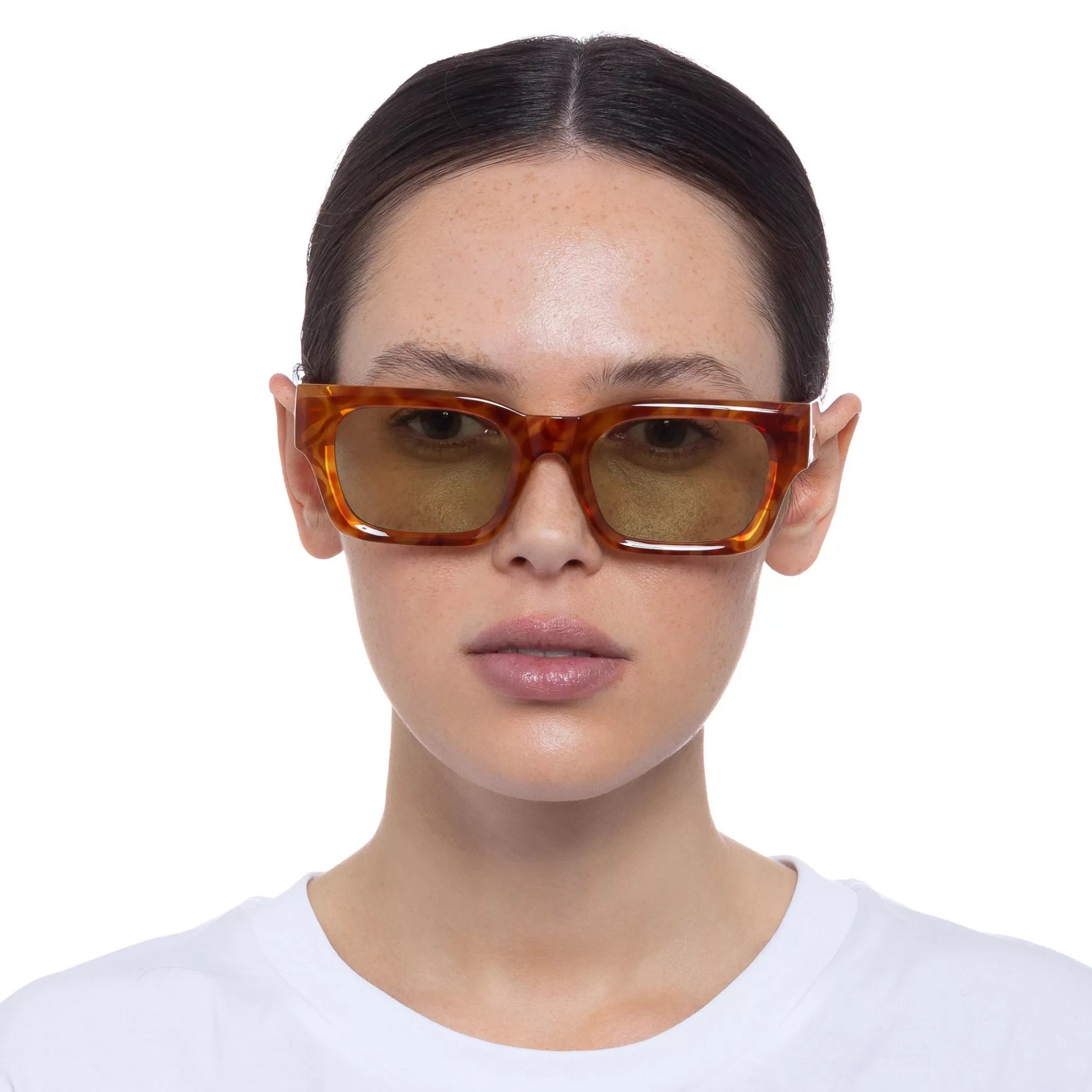 Rectangle | Rectangle-Le Specs SHMOOD | AMBER HAZE amberhaze