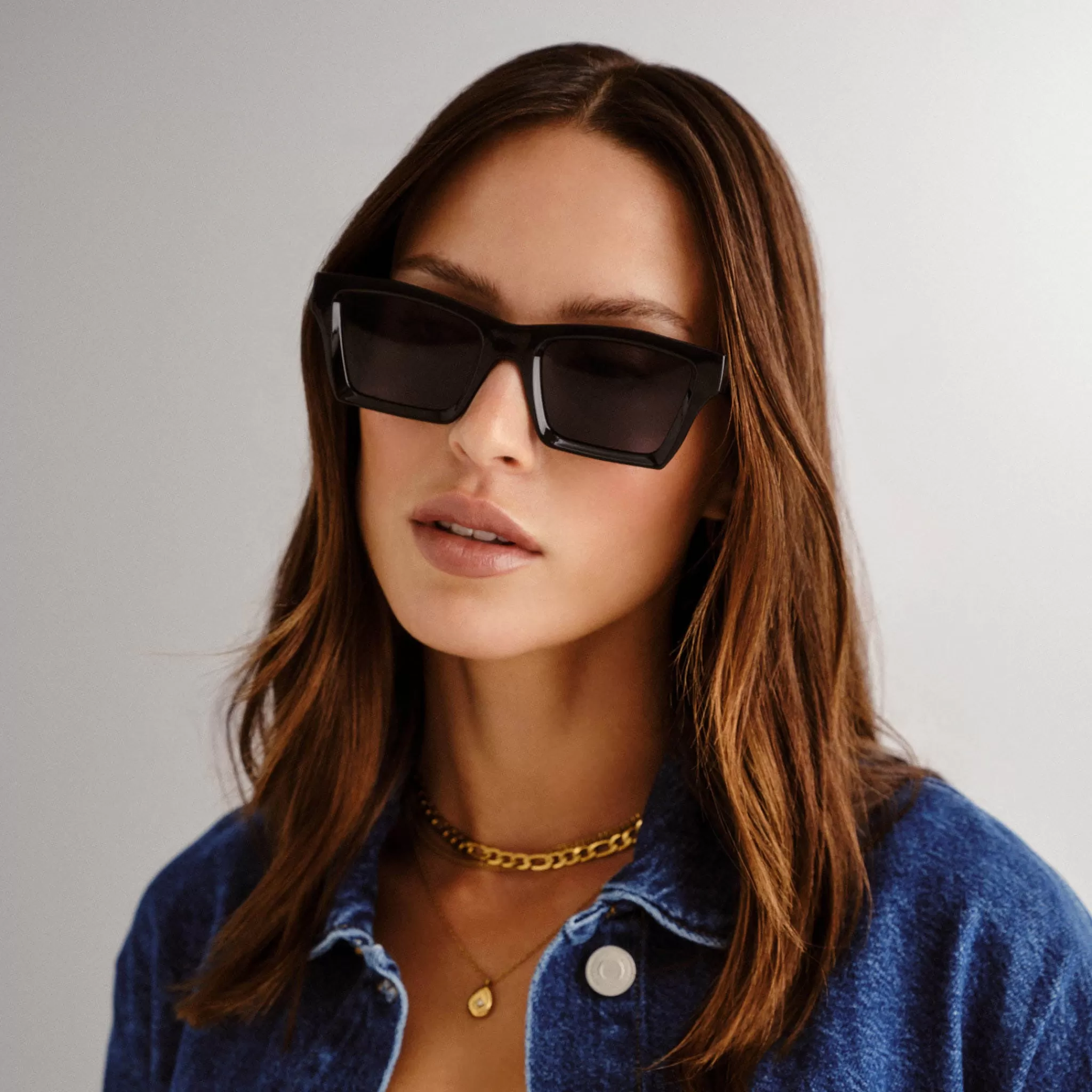 D-frame-Le Specs SOMETHING | black