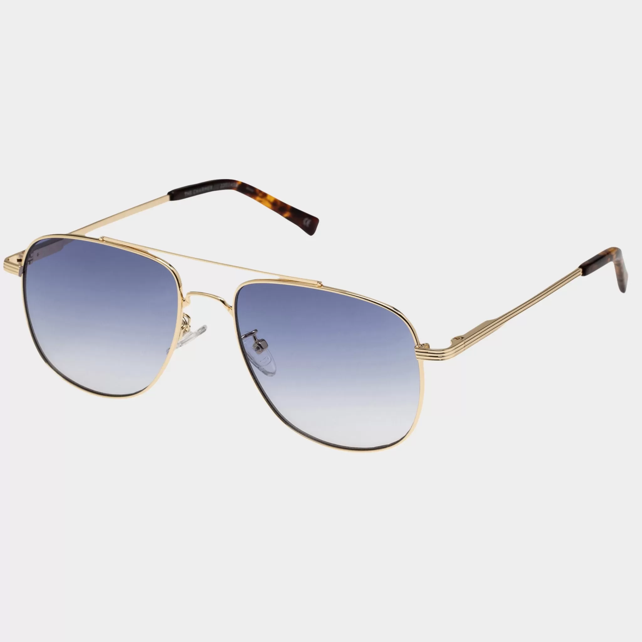 Aviator | Aviator-Le Specs THE CHARMER | BRIGHT GOLD BLUE GRAD brightgold