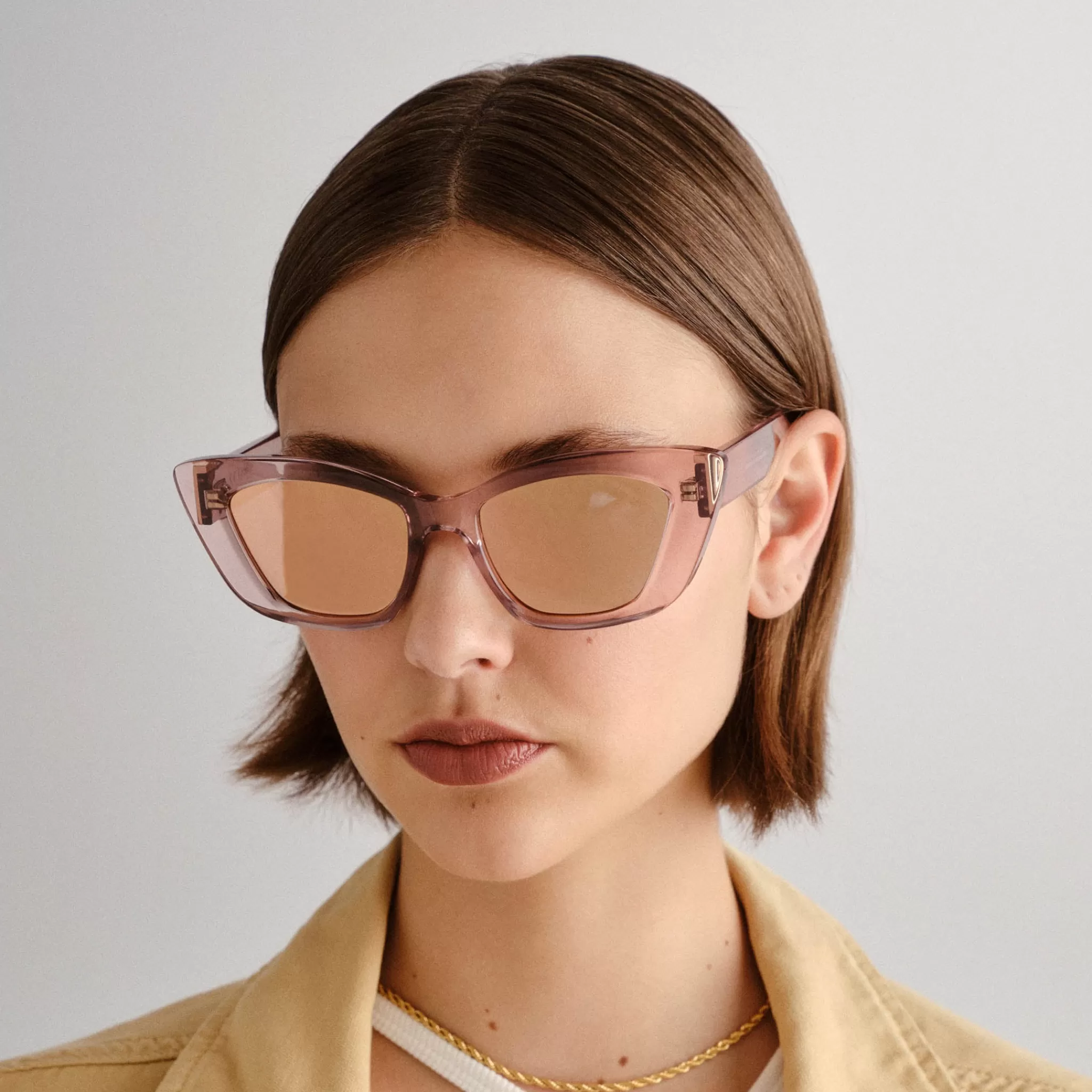 Cat Eye-Le Specs TRANQUIL TURMOIL | ROSE QUARTZ rosequartz