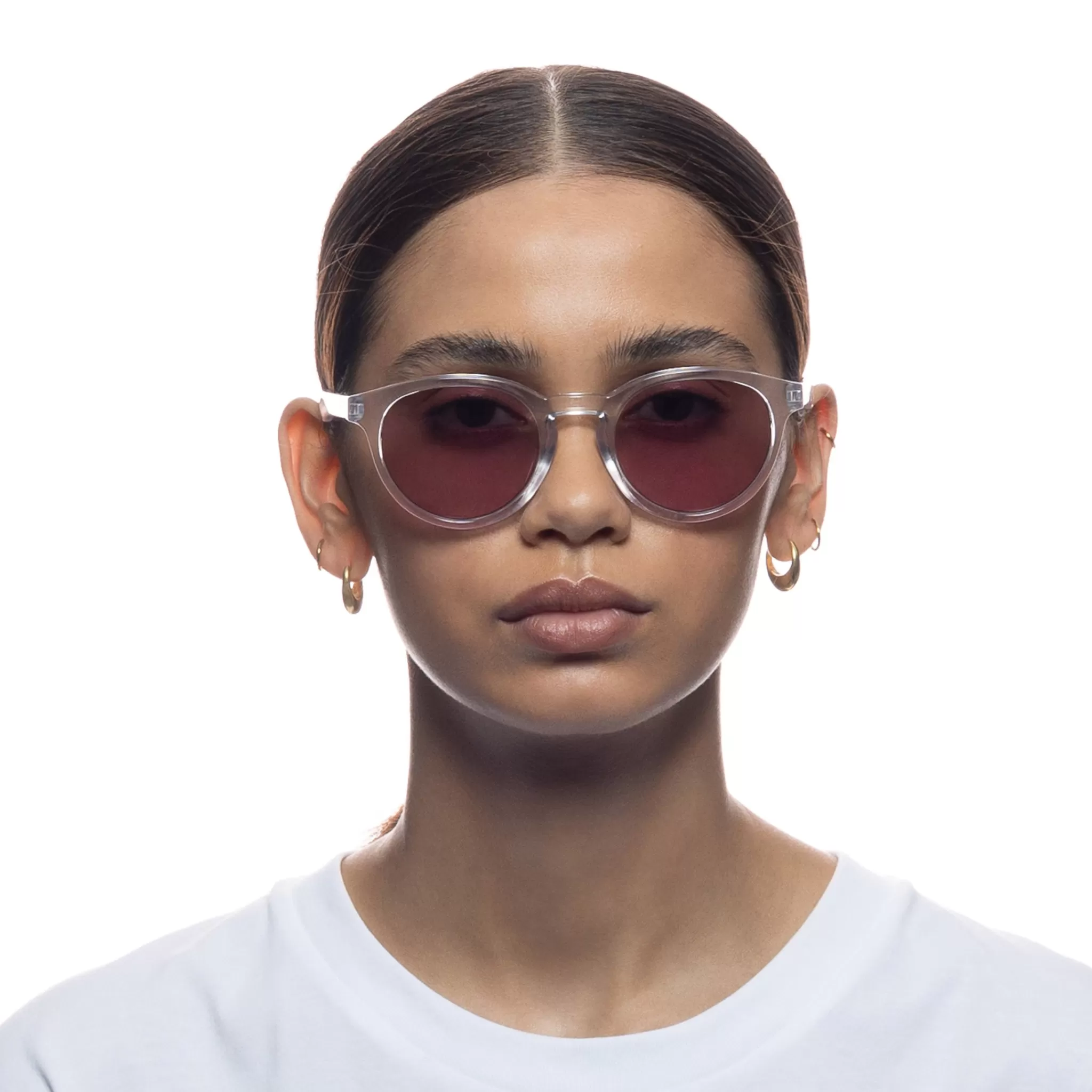 Round | Round-Le Specs TRASHY | CRYSTAL CLEAR crystalclear