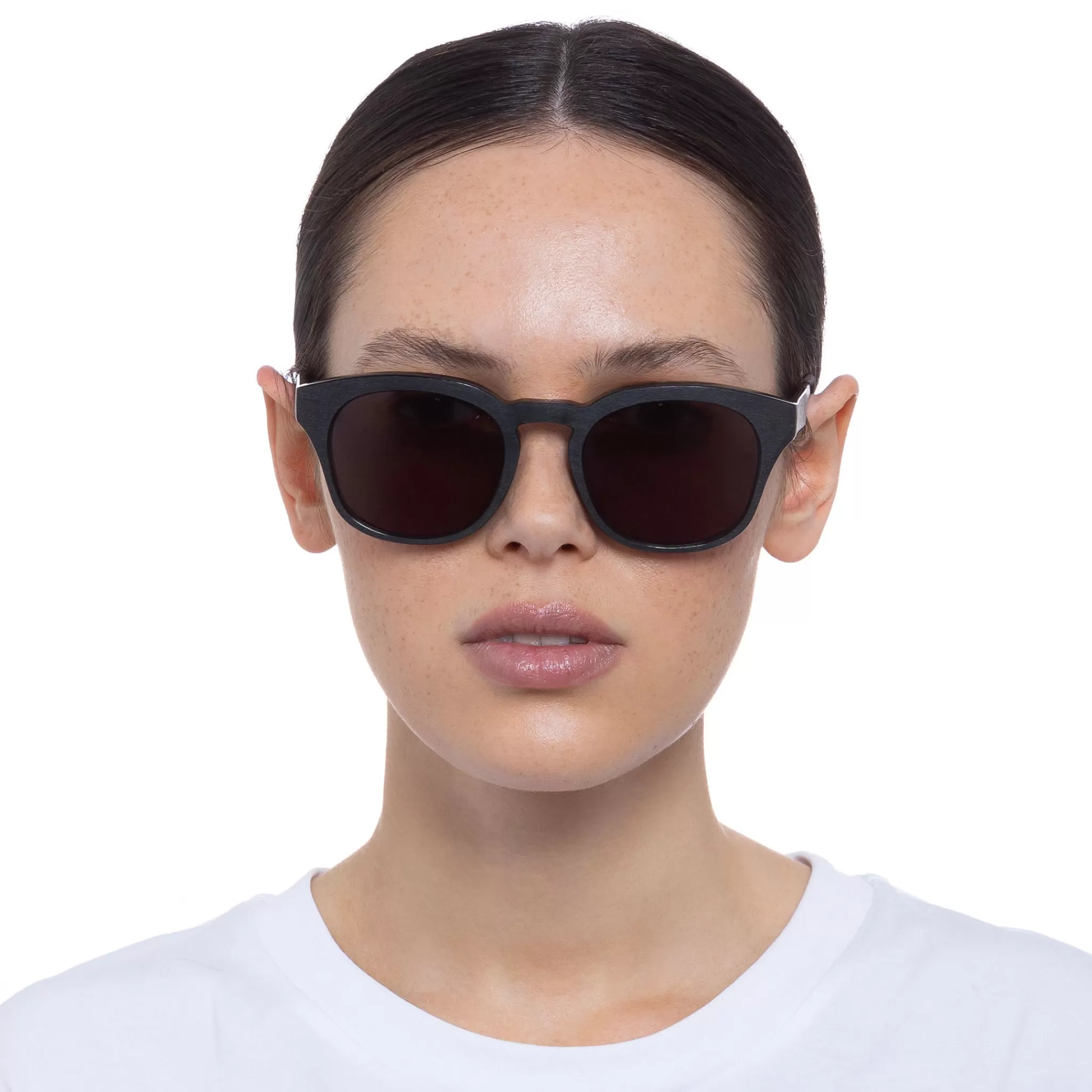 Round | Round-Le Specs TRENTADUE | SCRATCHED BLACK scratchedblack