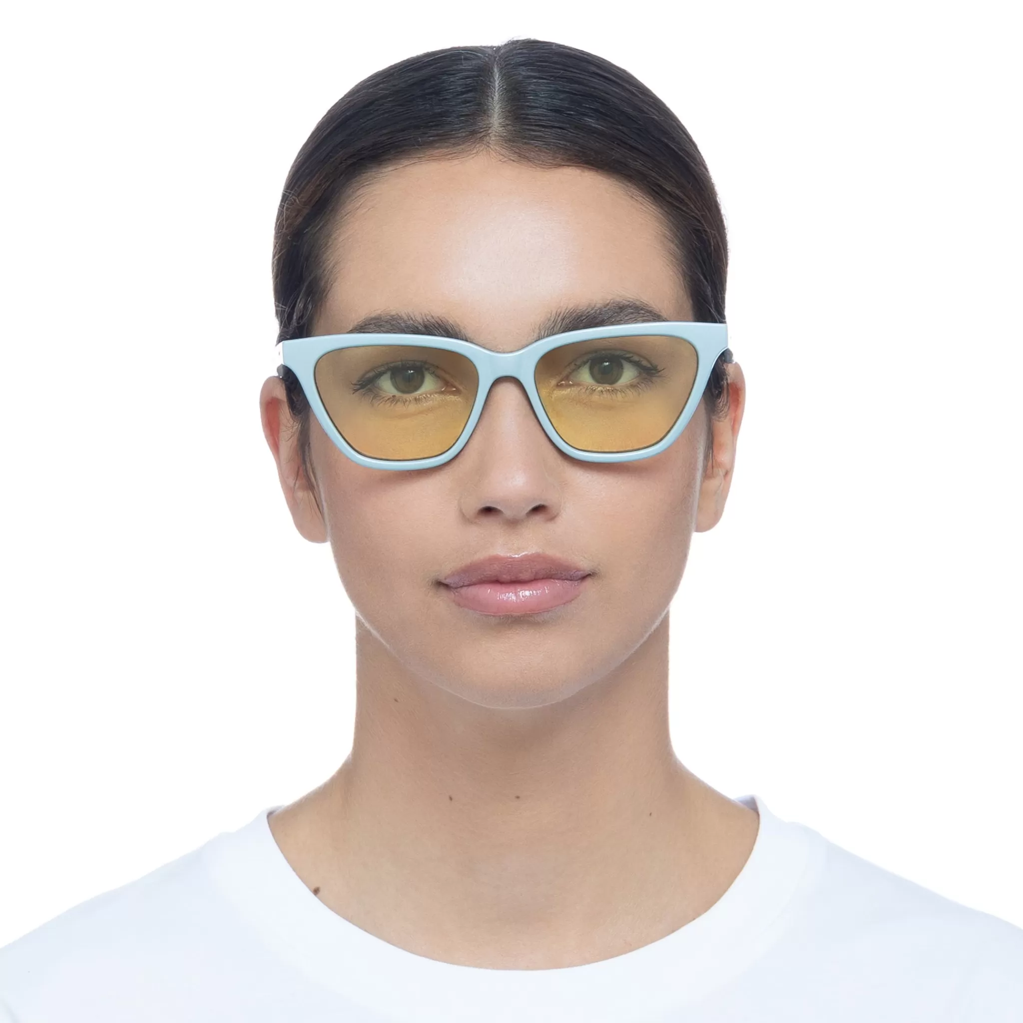 Cat Eye-Le Specs UNFAITHFUL TRANSITION LENSES | METALLIC POWDER BLUE metallicpowderblue