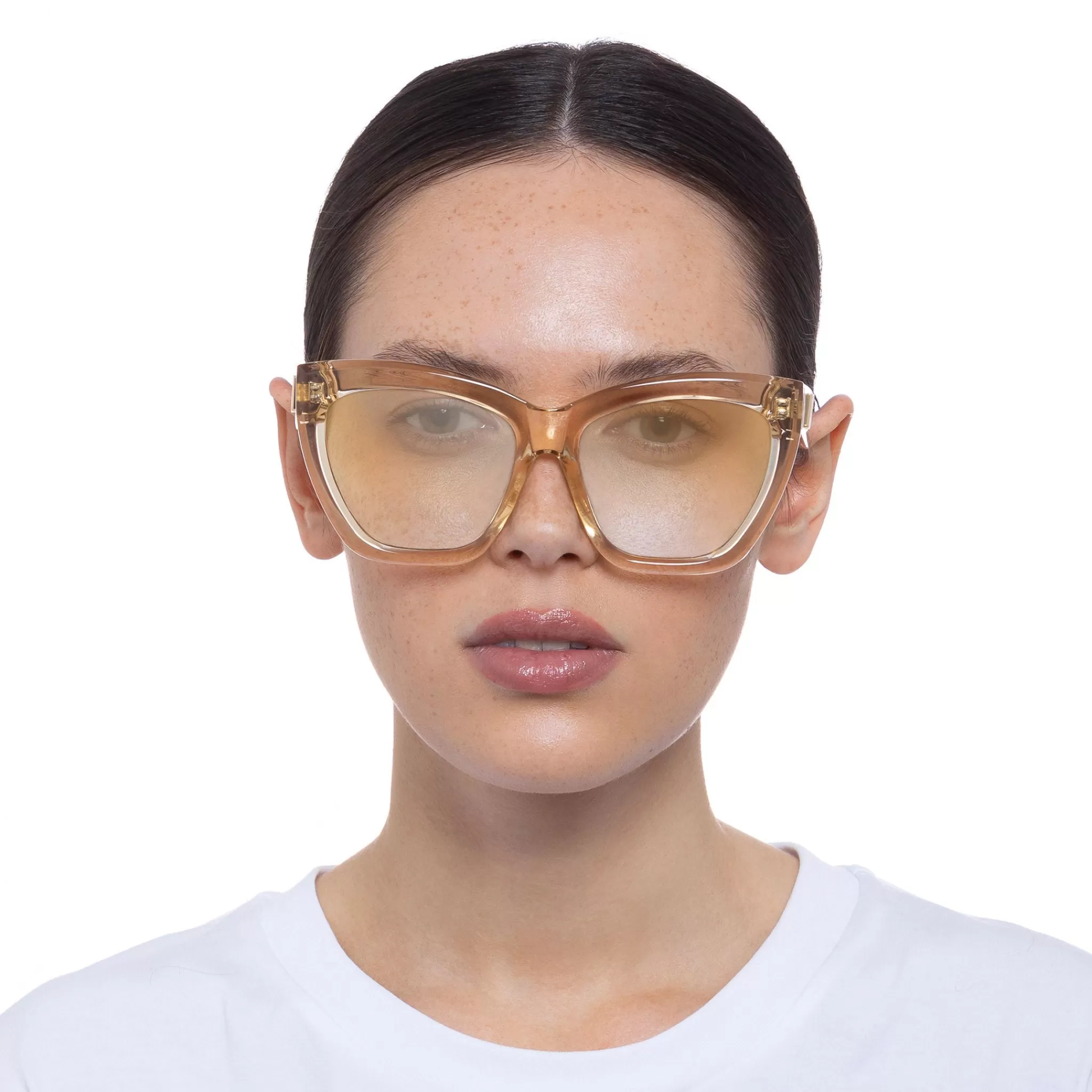 Oversized | Cat Eye-Le Specs VAMOS | champagne